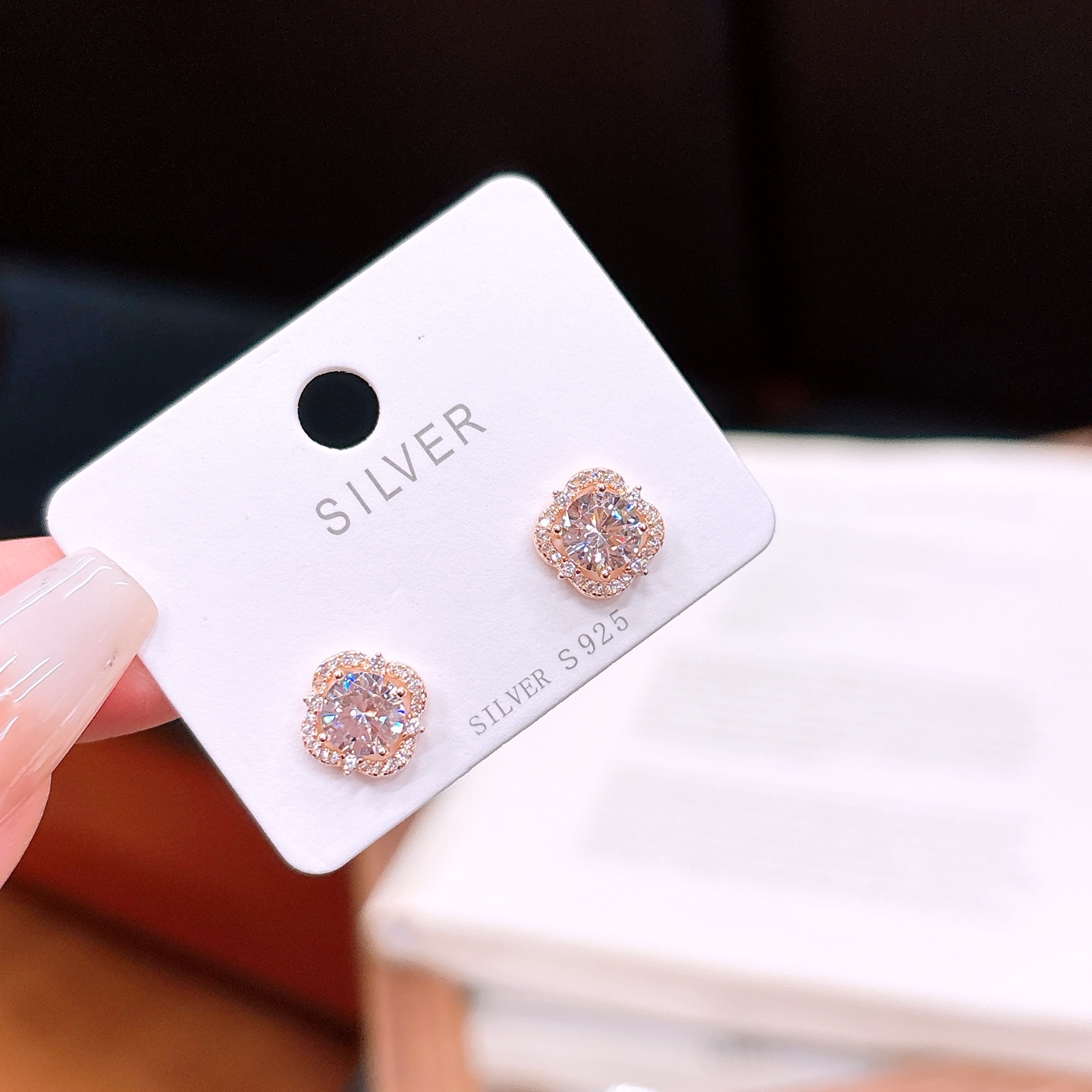 Solid Silver Earrings Soft Engagement Silver