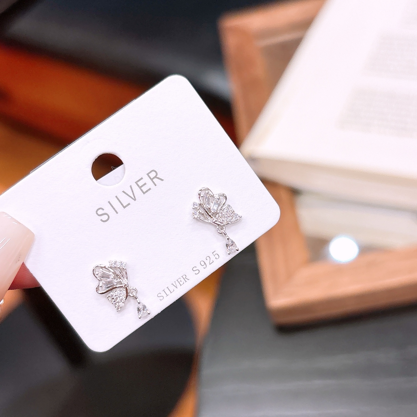 甘辛925シルバーイヤリングゴールド 父の日