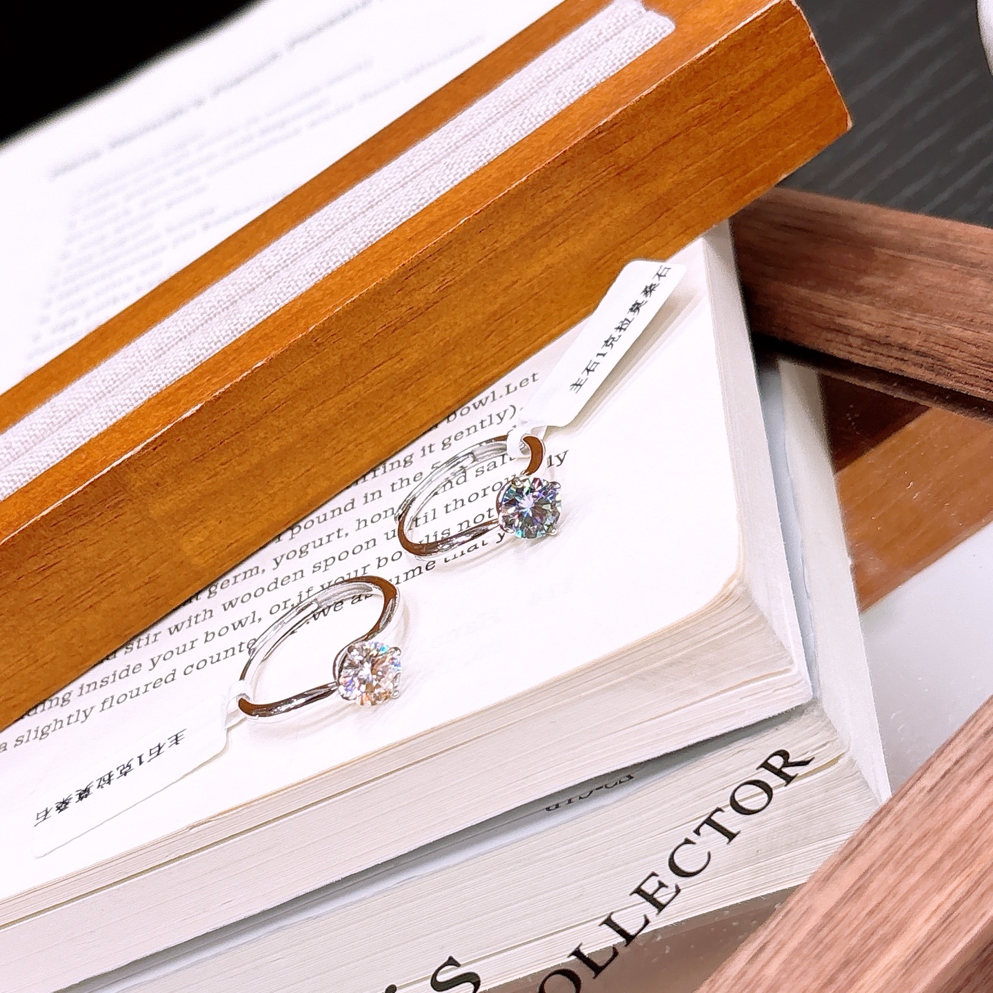 High Polish Silver Moissanite Ring Ethereal Annual Party Gold