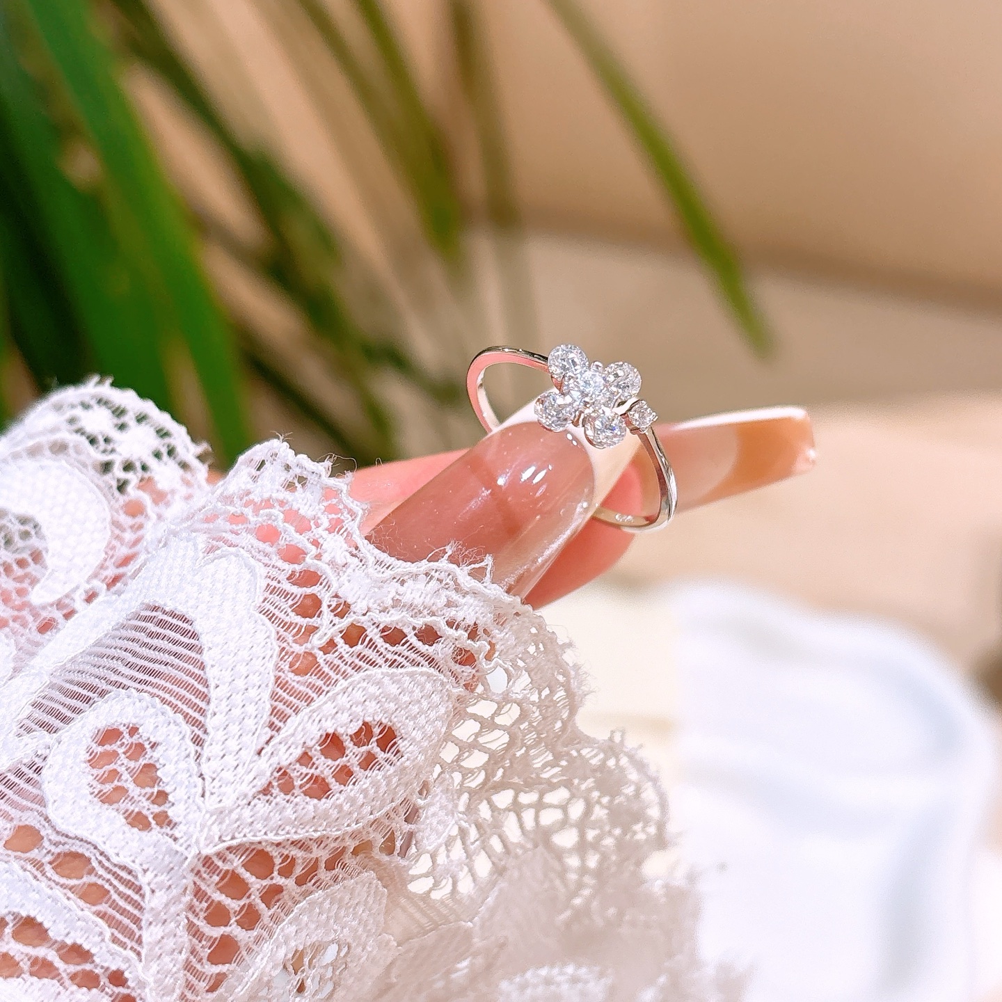 High Polish Silver Ring Ins Style Gift for Her Gold