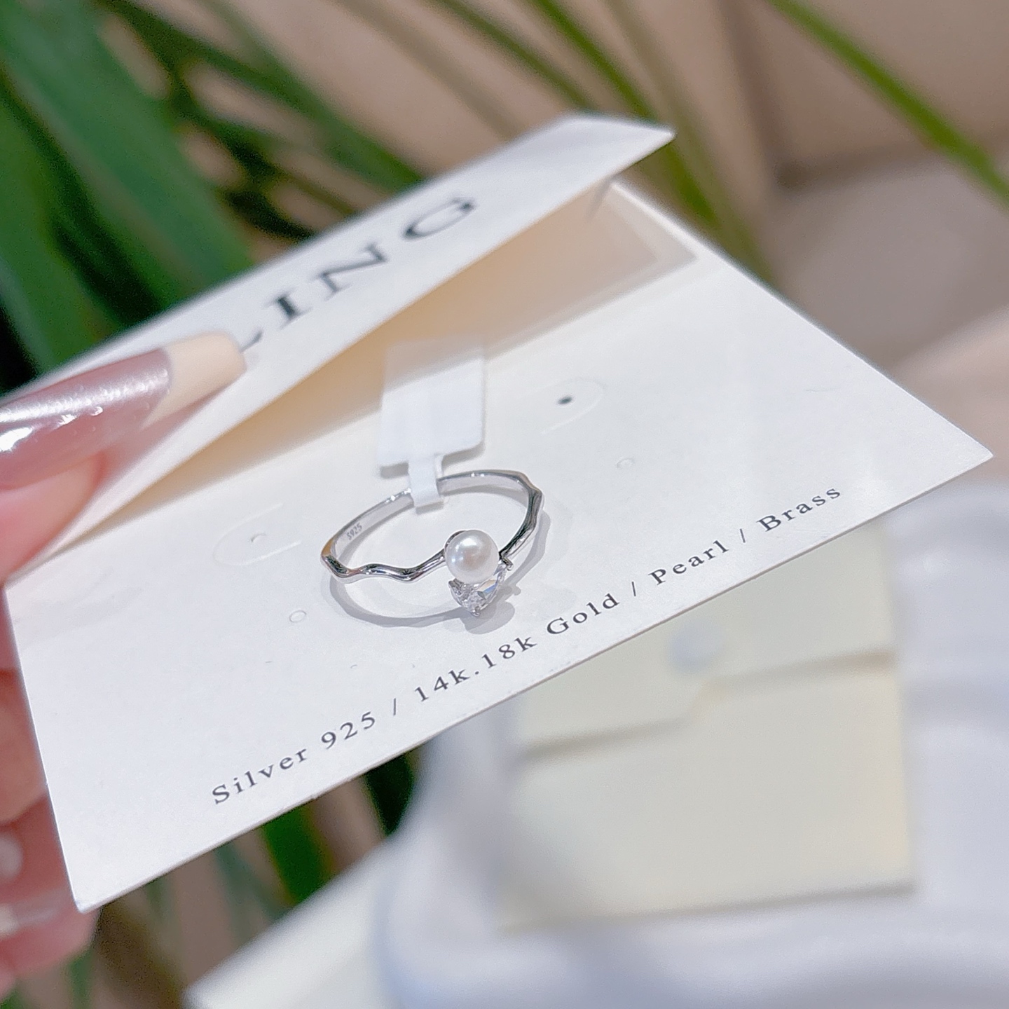 Nickel Free Silver Ring Soft Gift for Her Silver