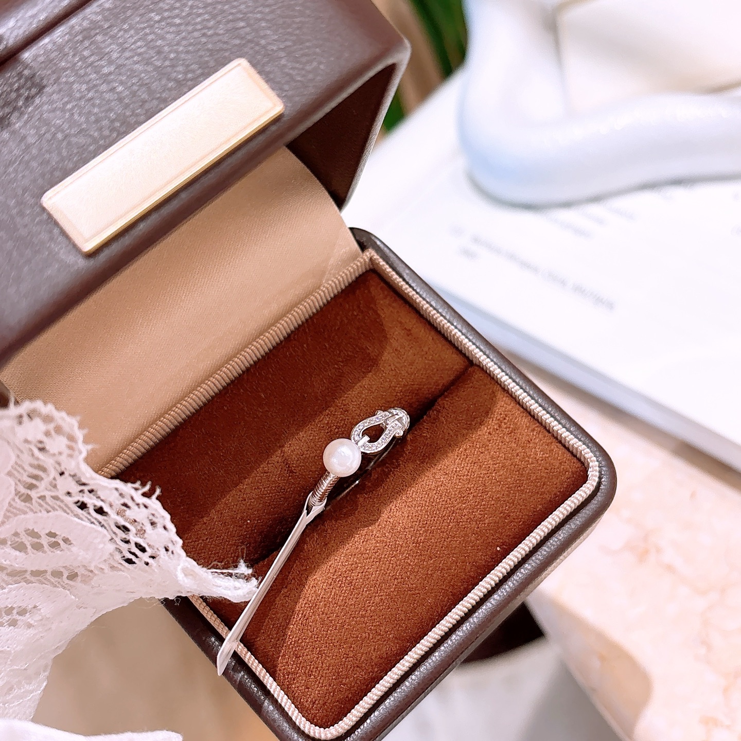 Hypoallergenic Silver Ring Sweet & Cool Workplace Silver