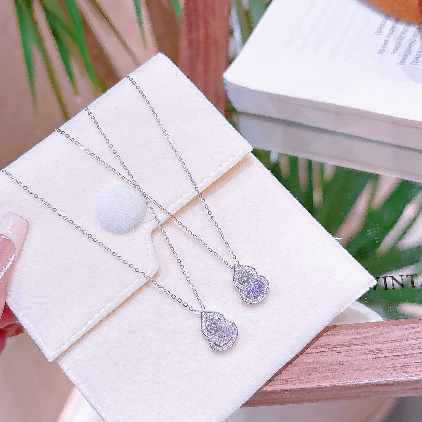 Fine Silver Necklace Unique Wedding Gold