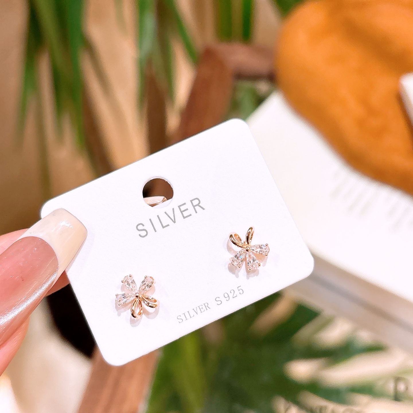 Hypoallergenic Silver Earrings Fashion Mother's Birthday Silver