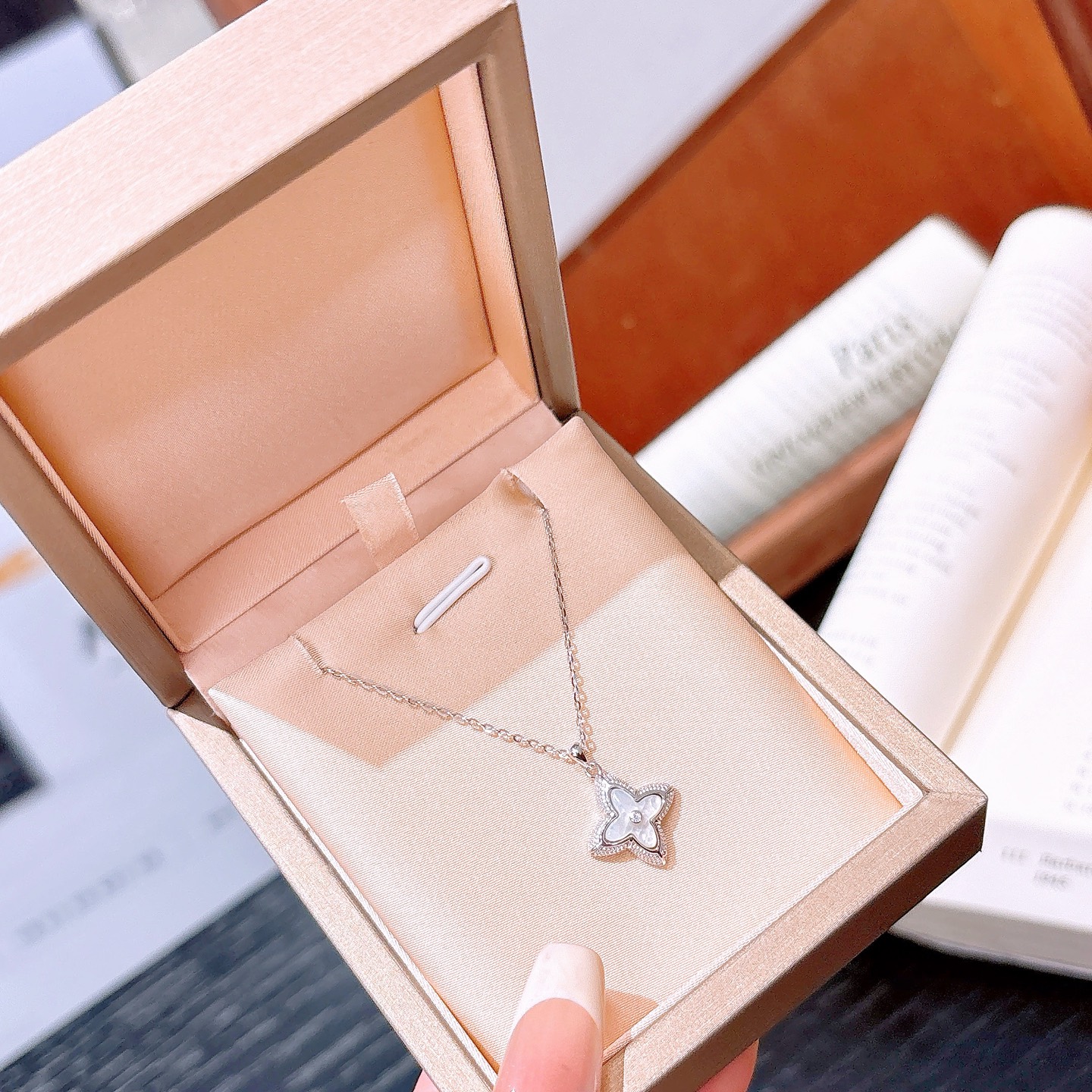 925 Silver Necklace Ins Style Gift for Her Silver