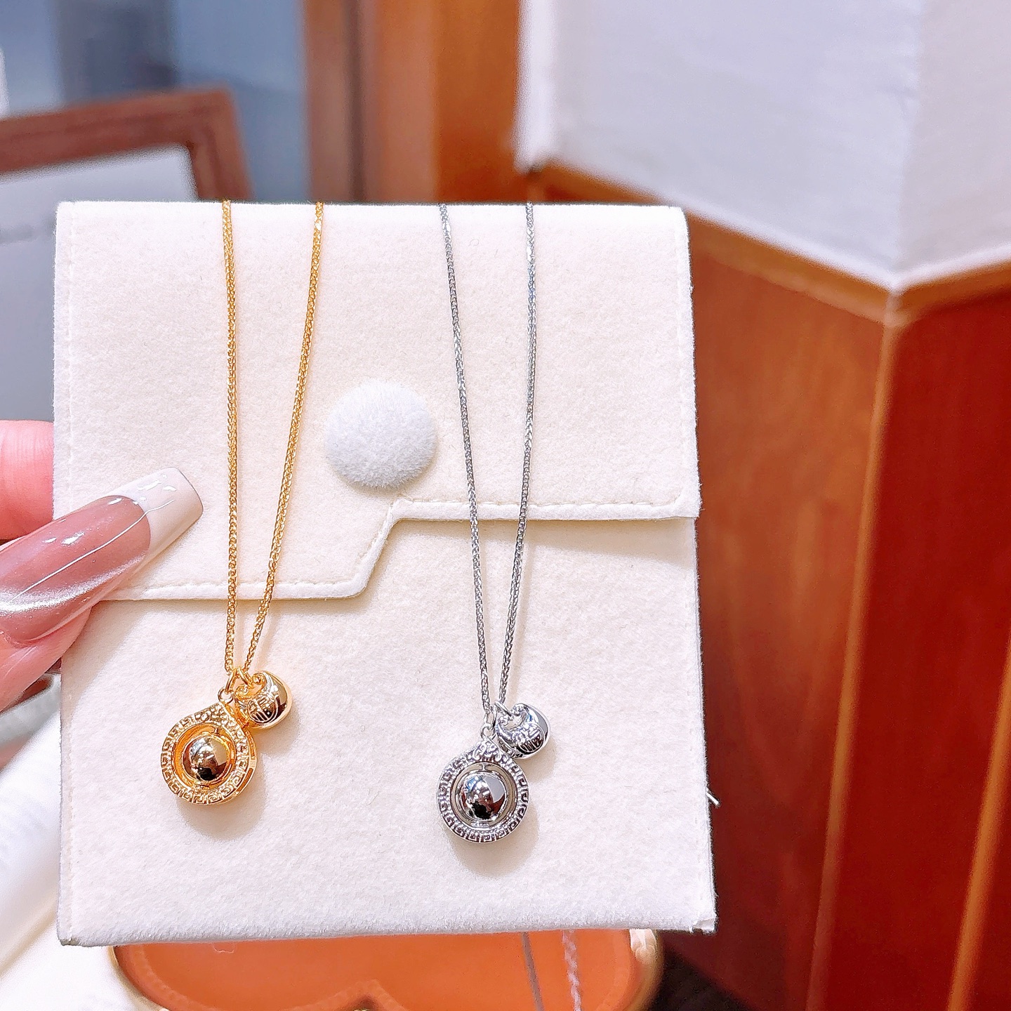 Fine Silver Necklace Soft Teacher's Day Gold