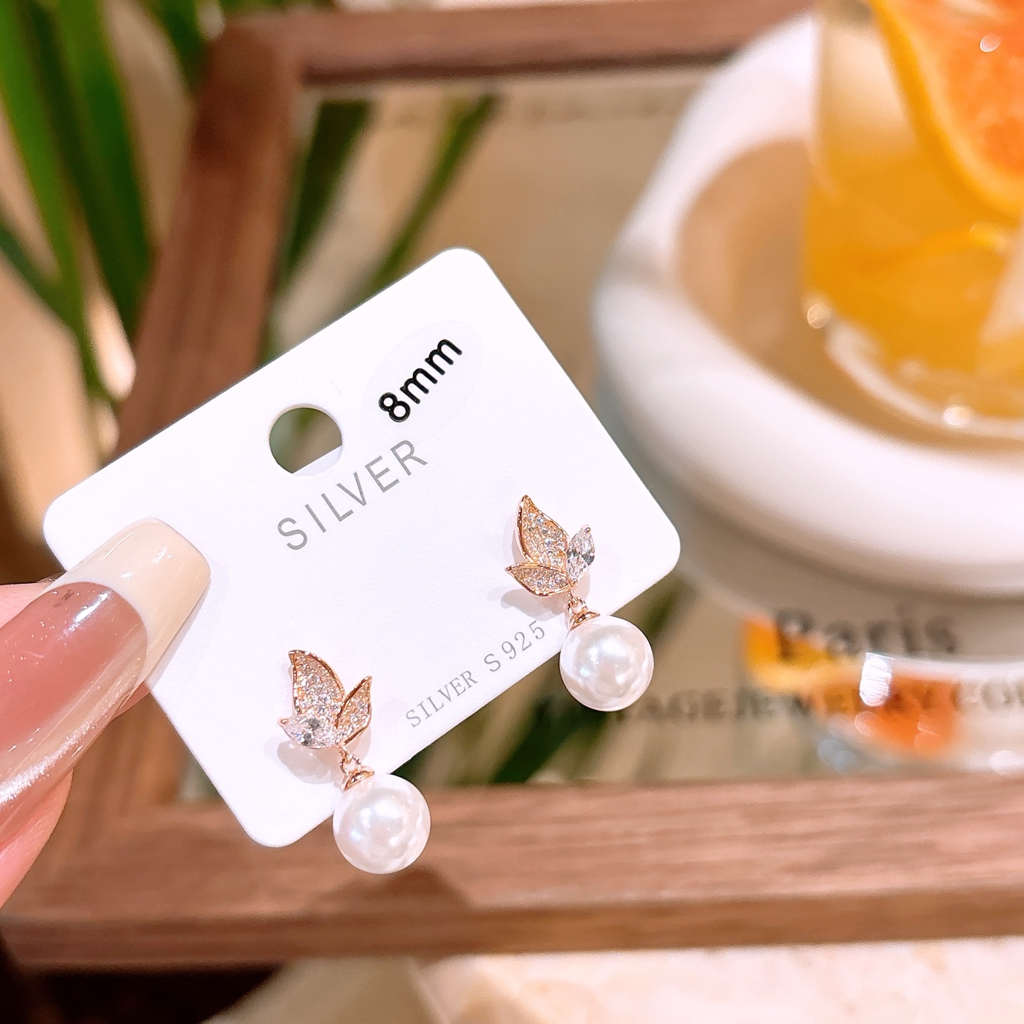 Fine Silver Earrings Soft Annual Party Silver