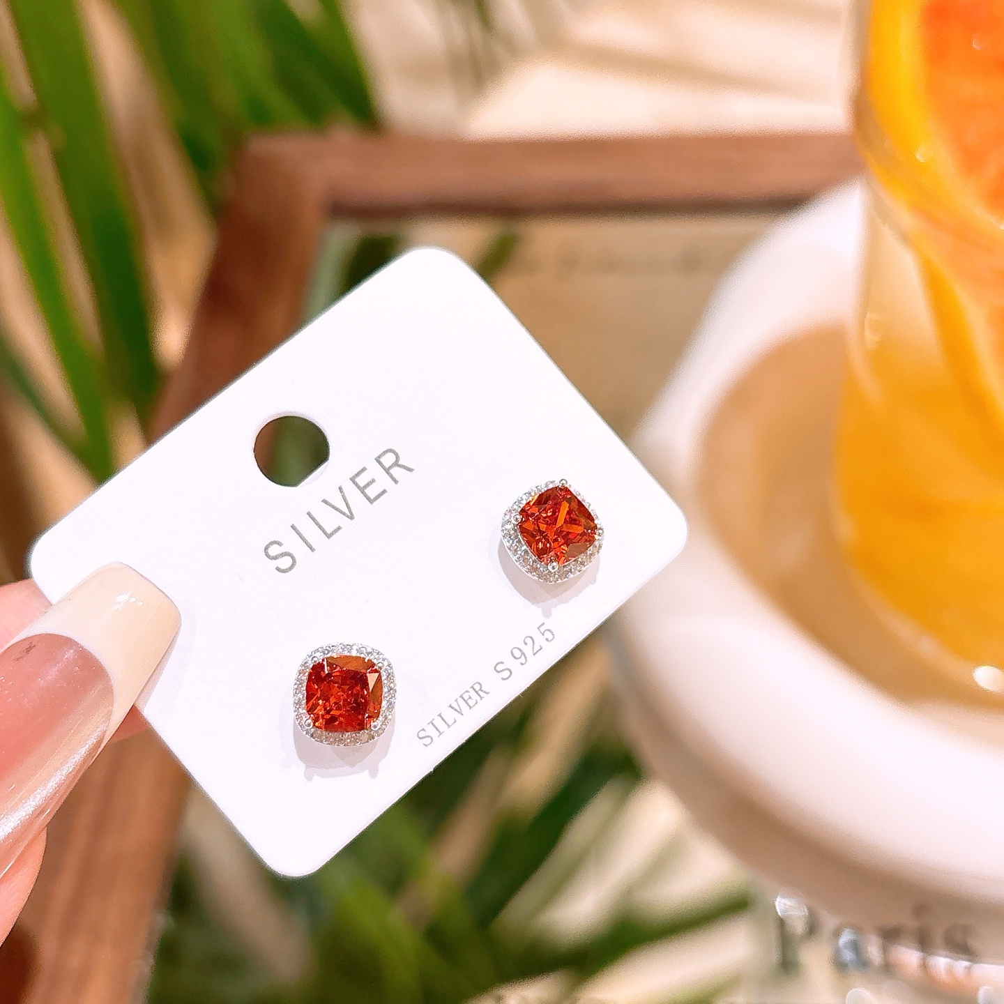 925 Silver Earrings Ethereal Wedding Silver