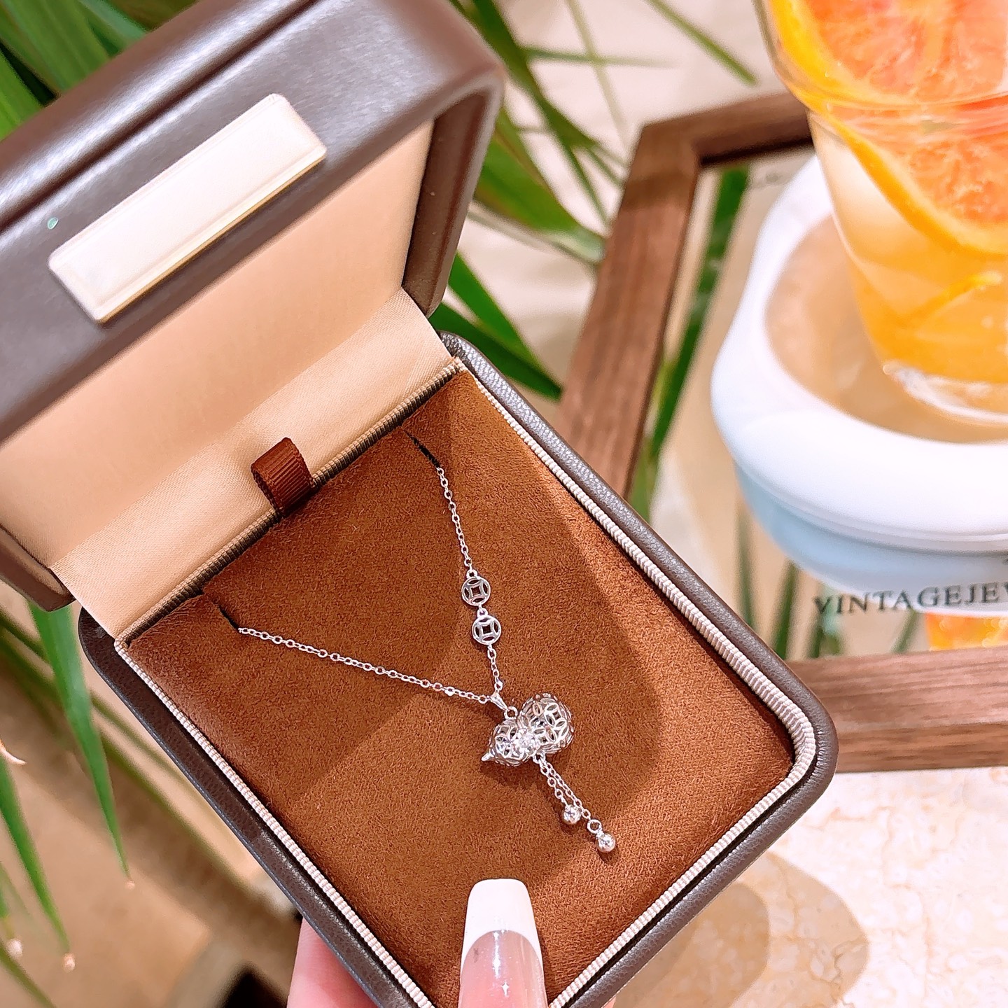 ユニーク925シルバーネックレスシルバー 春節