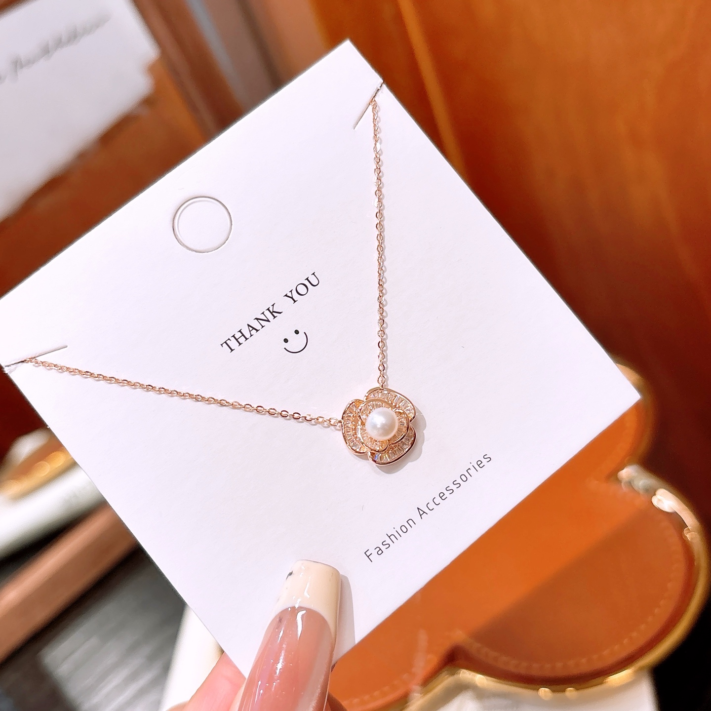 Low Allergy Silver Necklace Cute Confession Gold