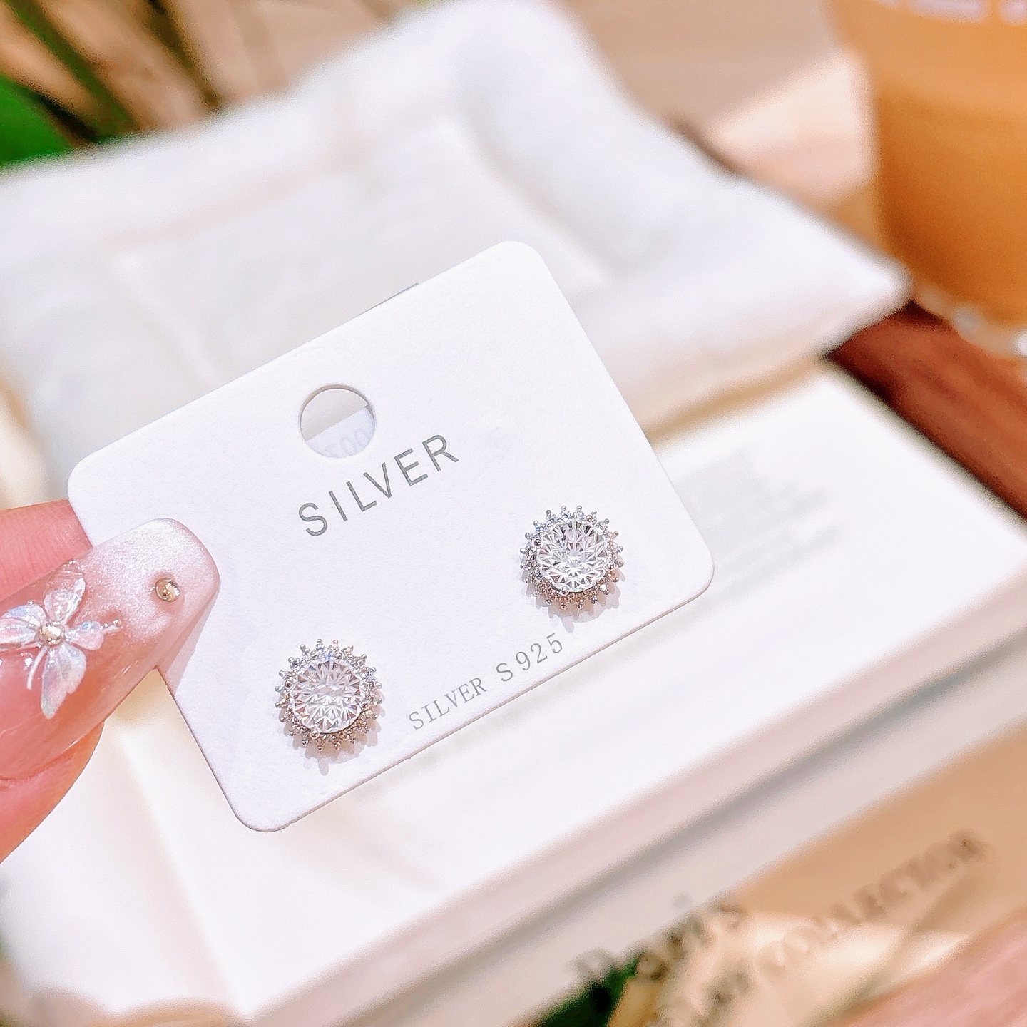 Fine Silver Earrings Forest Party Silver