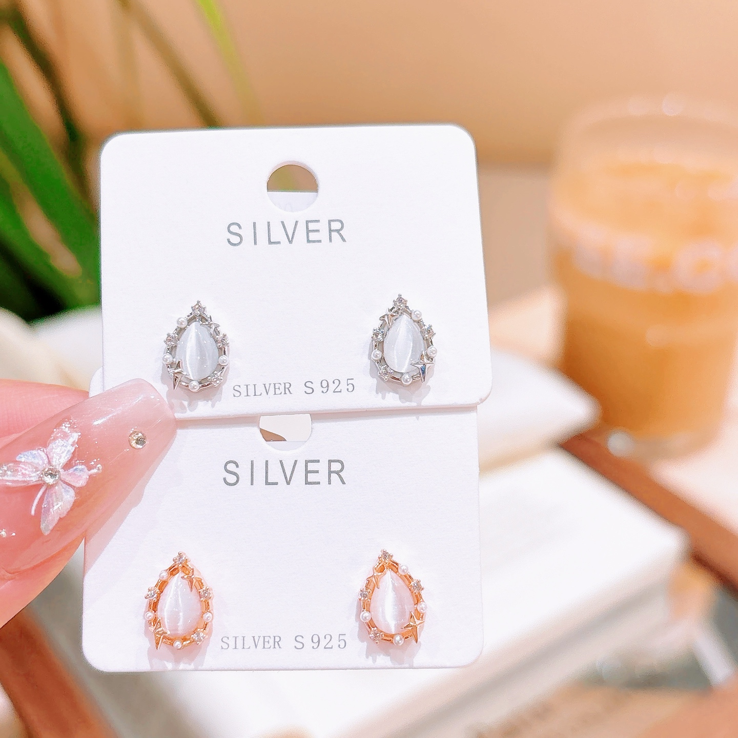 Low Allergy Silver Earrings French Party Silver