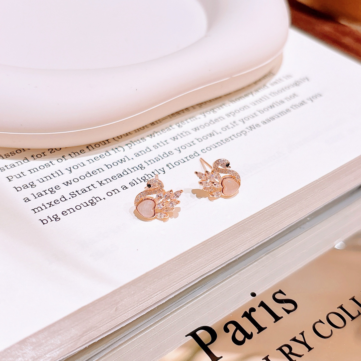 S925 Sterling Silver Earrings Sweet & Cool Wedding Favor Silver