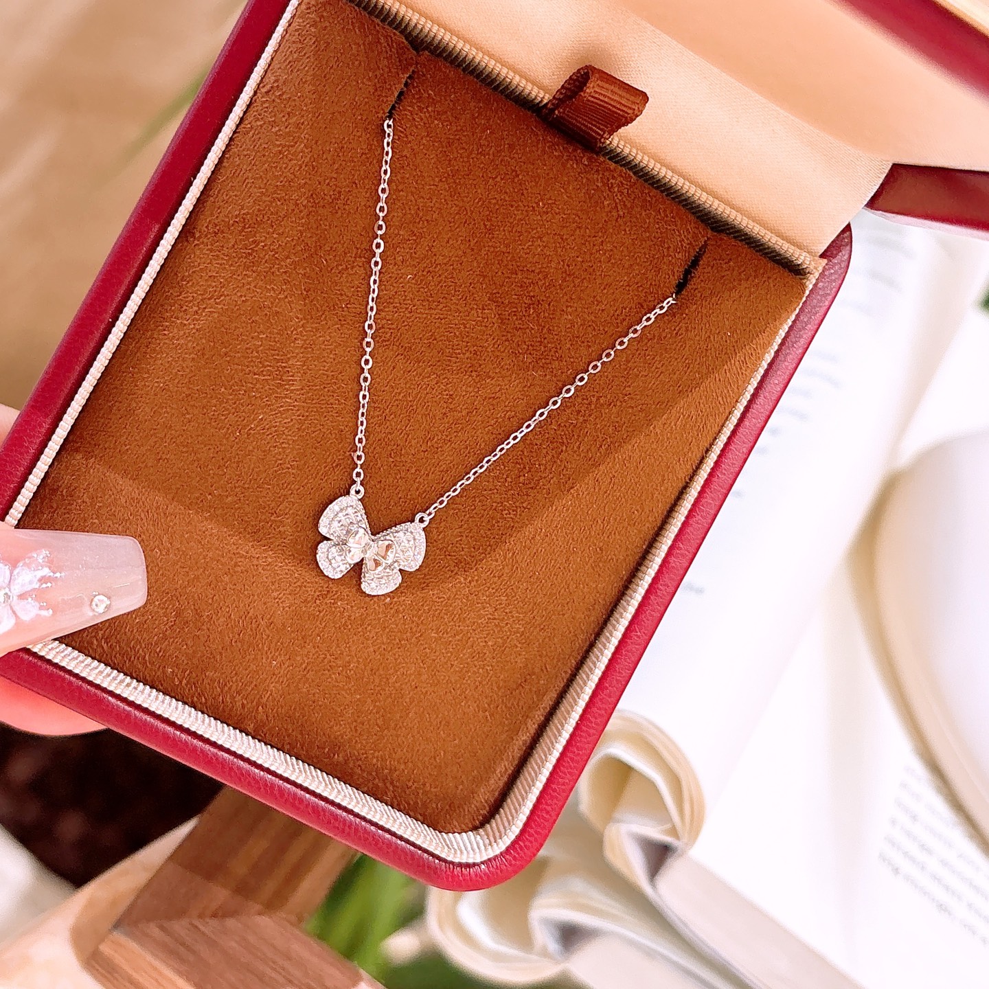 繊細ニッケル無添加銀ネックレスシルバー ギフト