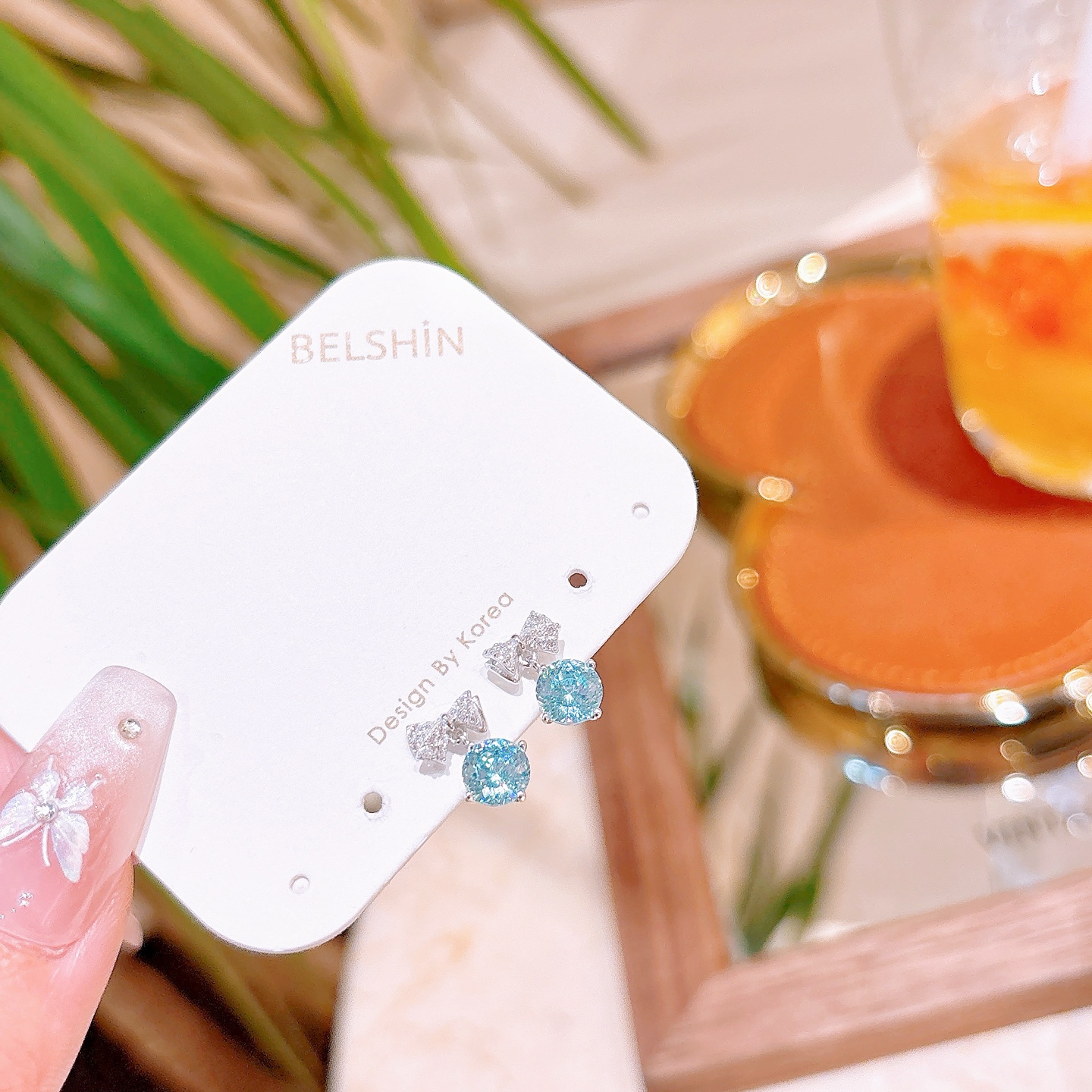 Low Allergy Silver Earrings Korean Style Birthday Gold