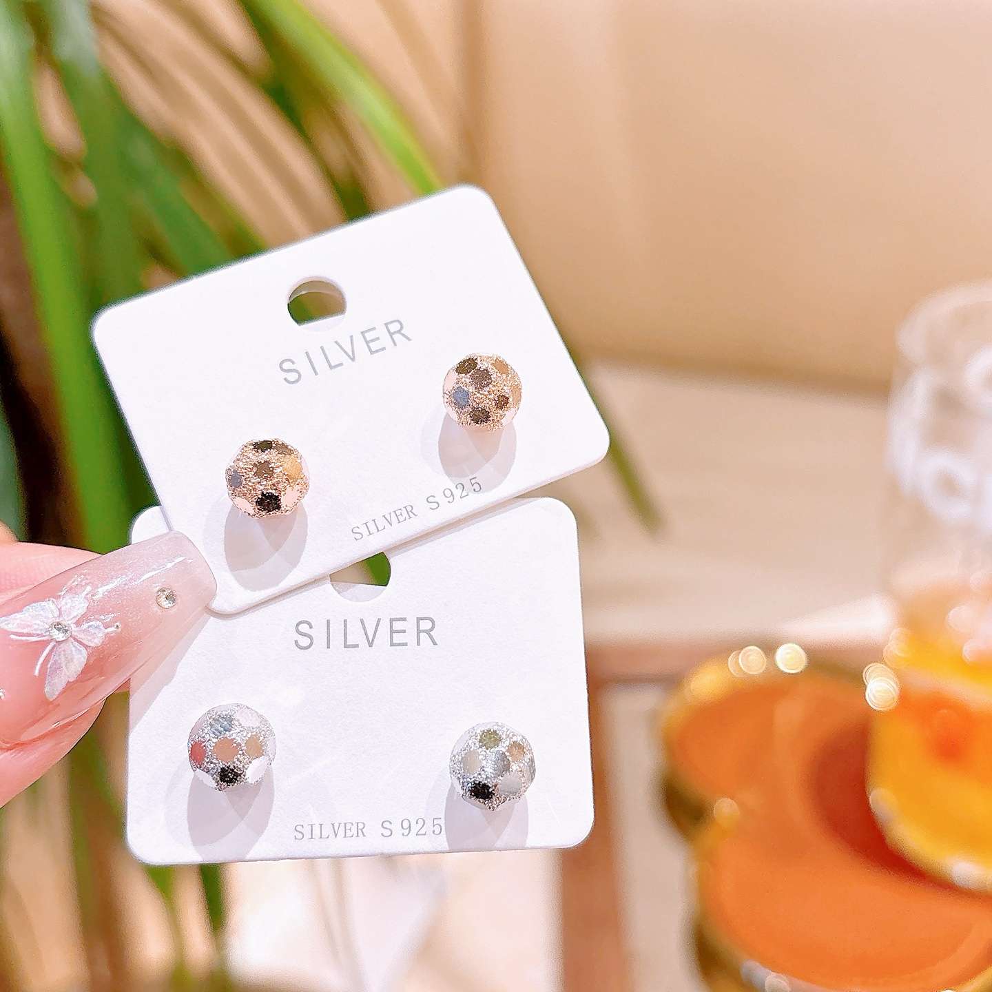 Fine Silver Earrings Dainty Everyday Wear Gold