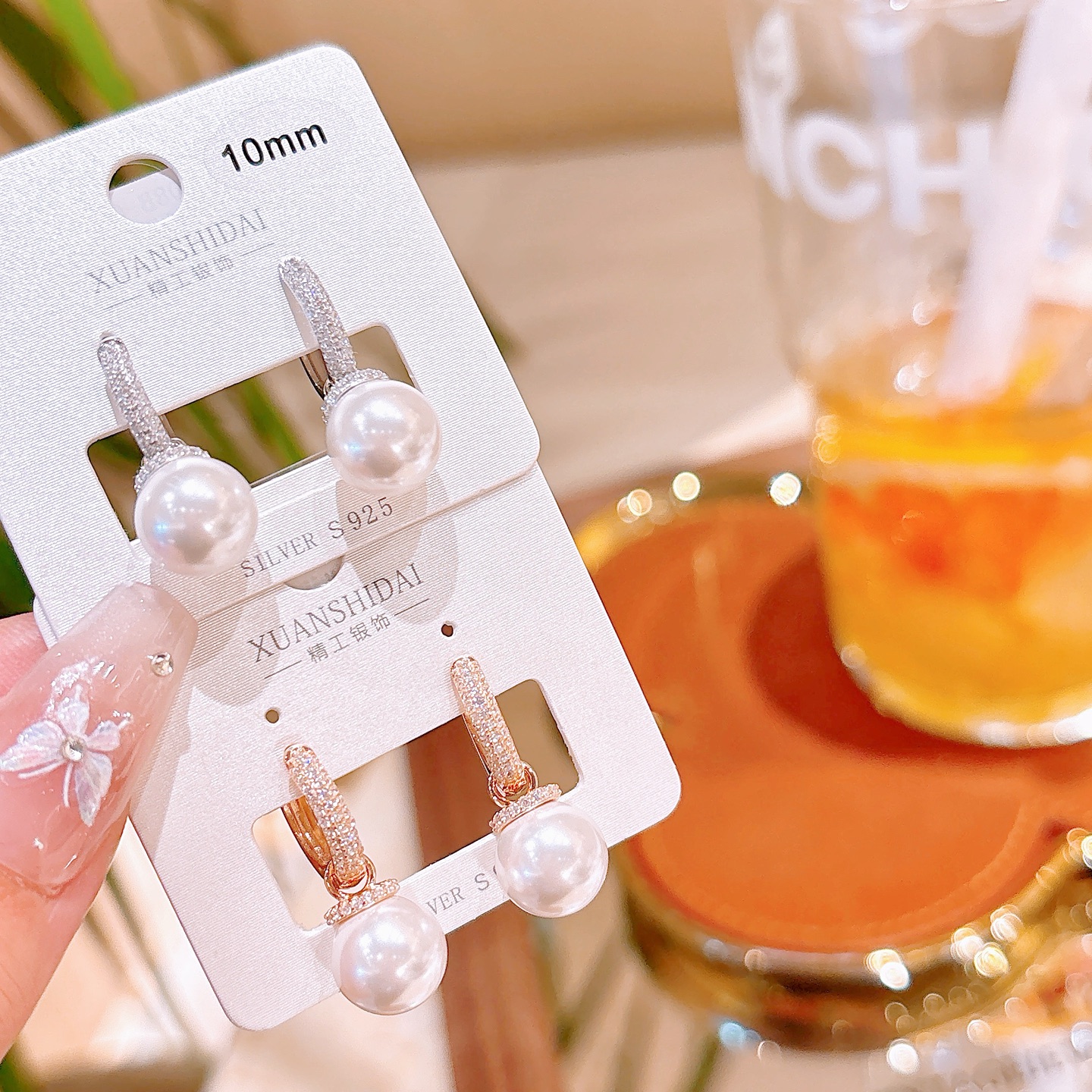 Solid Silver Ear Cuffs Sweet Wedding Favor Gold