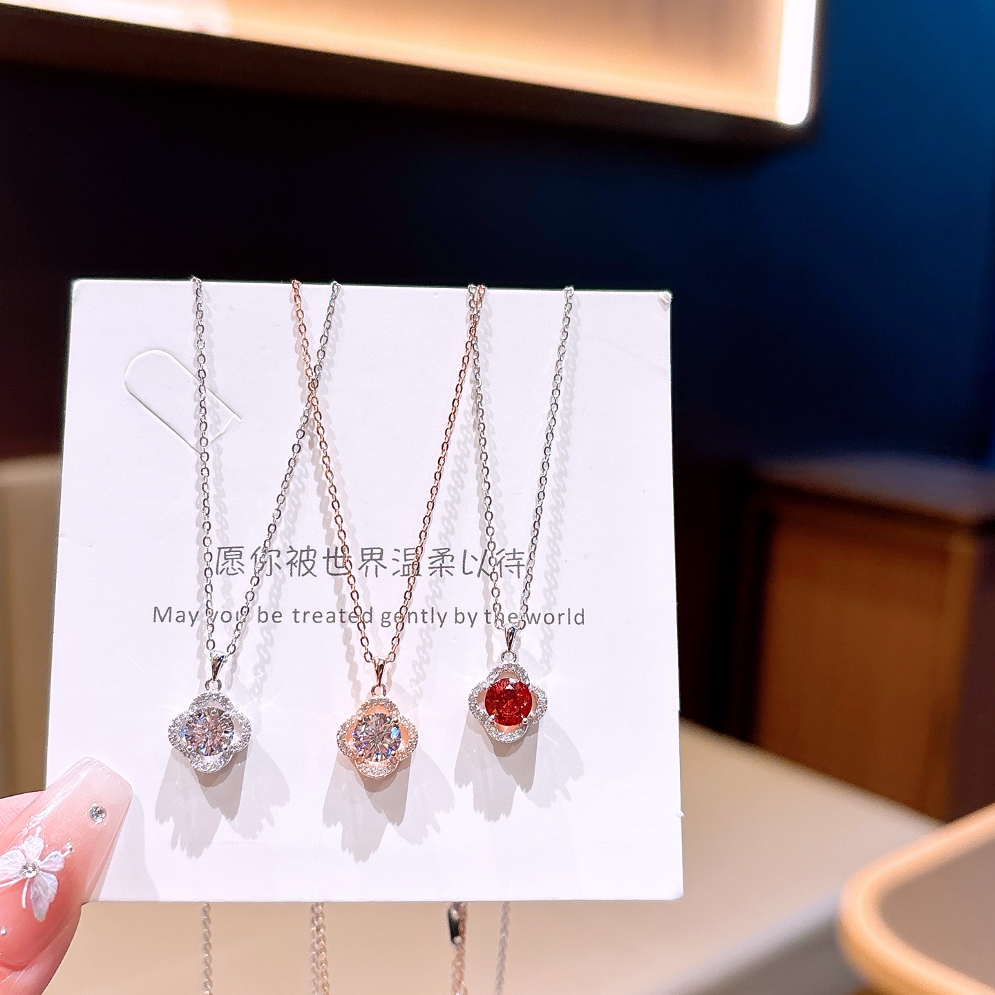 アーティスティックファインシルバーネックレスゴールド 誕生日