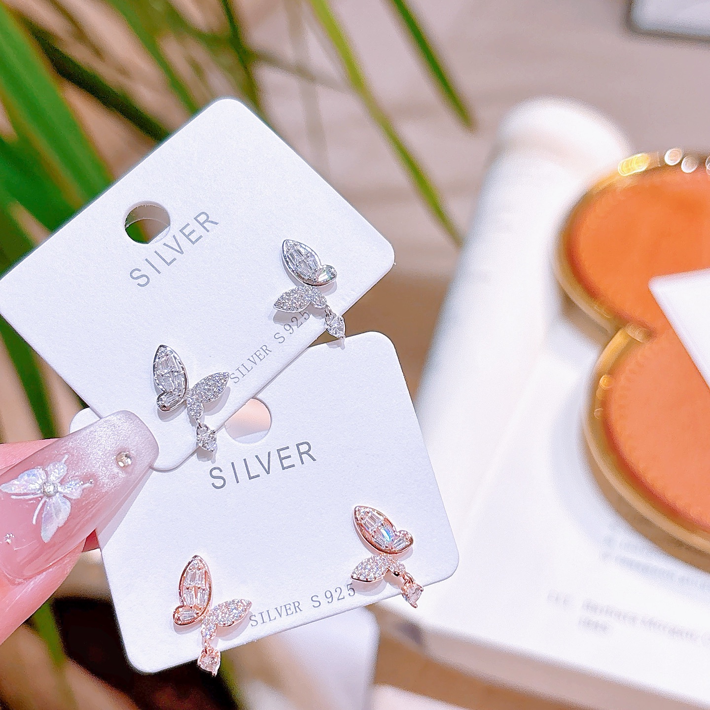 Hypoallergenic Silver Earrings Gentle Teacher's Day Silver