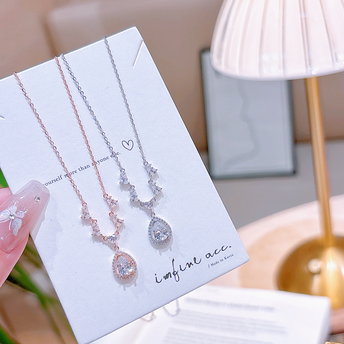 S925 Sterling Silver Necklace Dainty New Year Silver