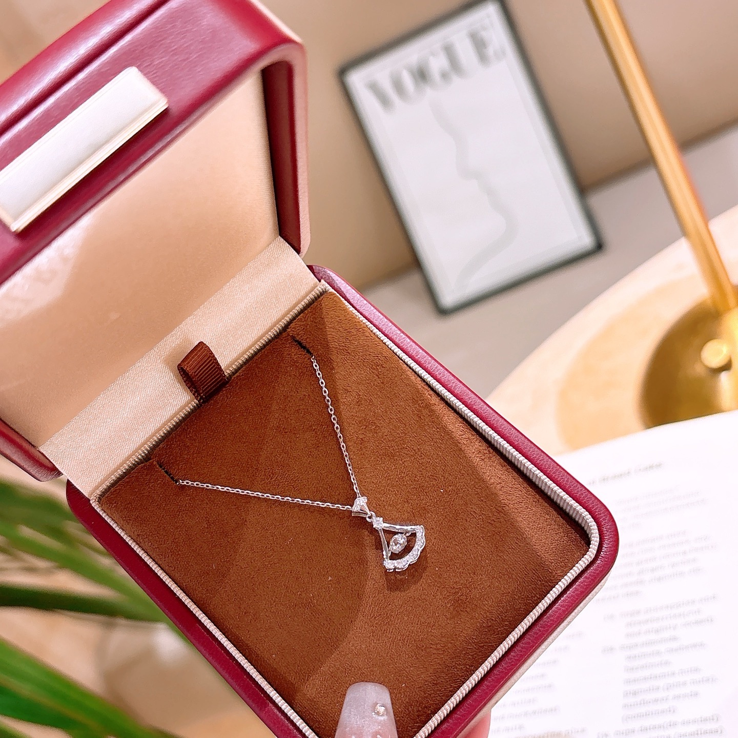 Nickelfreies Silber Kette Wald Alltag Gold