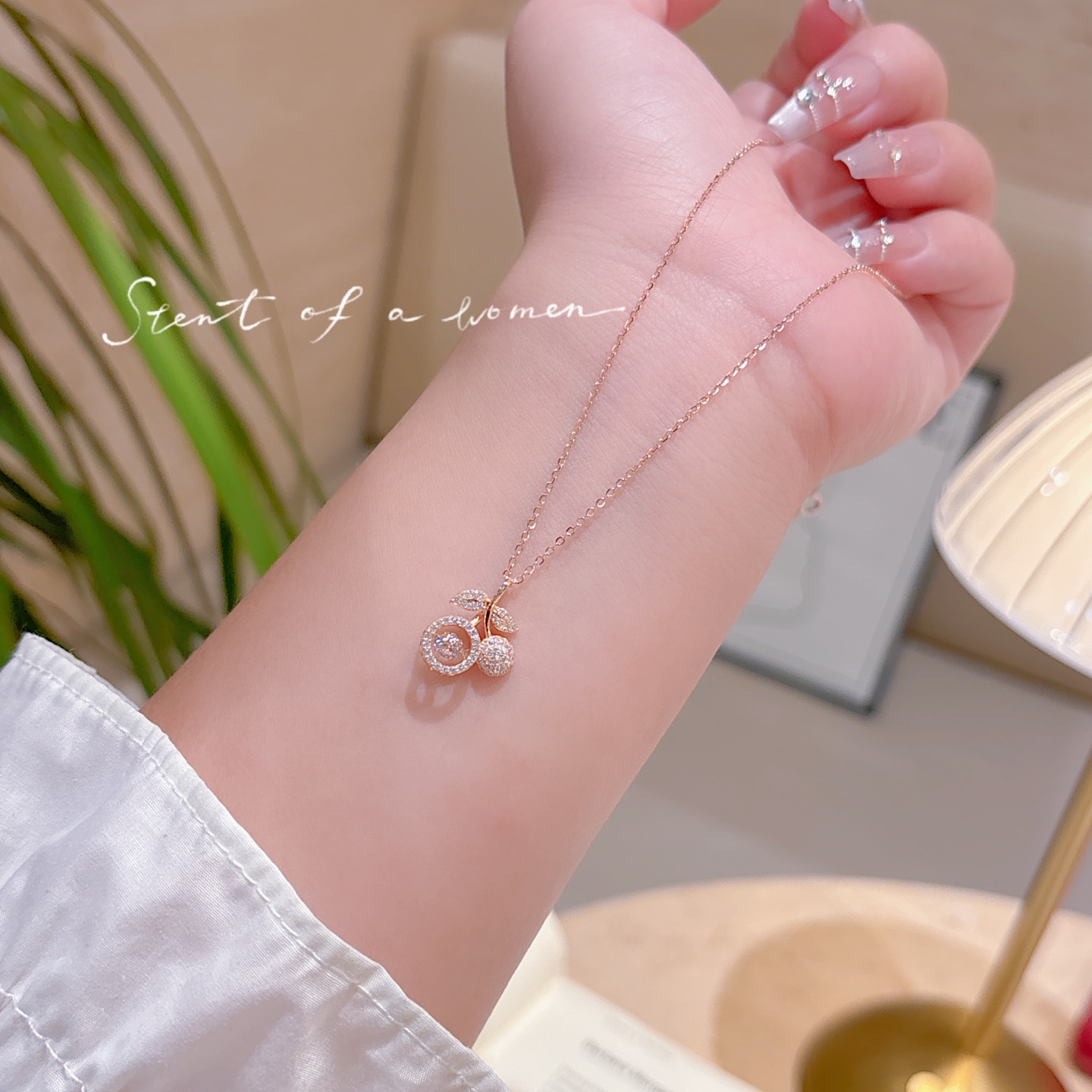 Nickel Free Silver Necklace Sweet Annual Party Silver