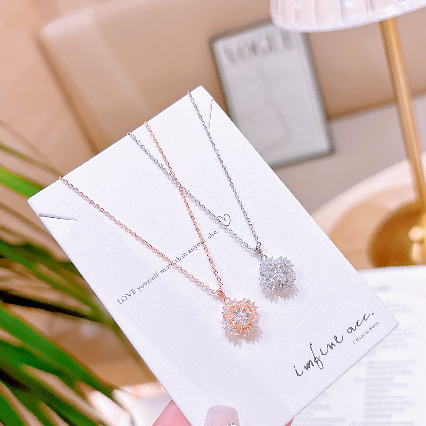 Hypoallergenic Silver Necklace Delicate Annual Party Silver