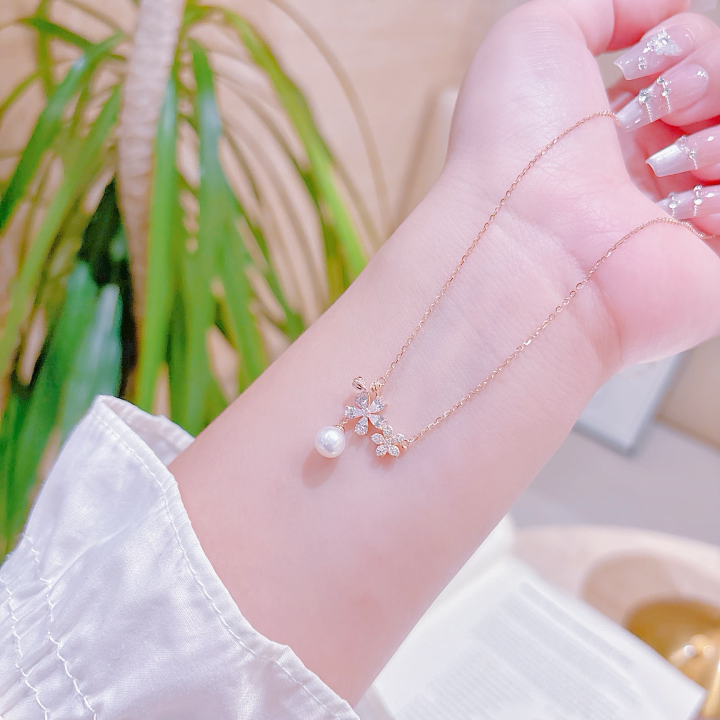 S925 Sterling Silver Necklace Playful Self-love Gold