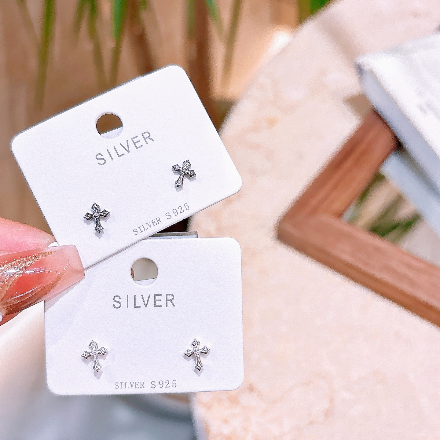 925 Silver Earrings Chic Wedding Silver