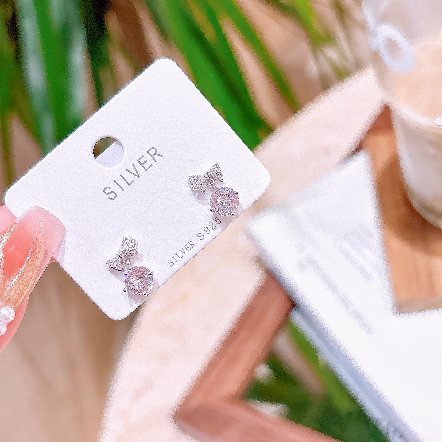 S925 Sterling Silver Earrings Vintage Birthday Silver