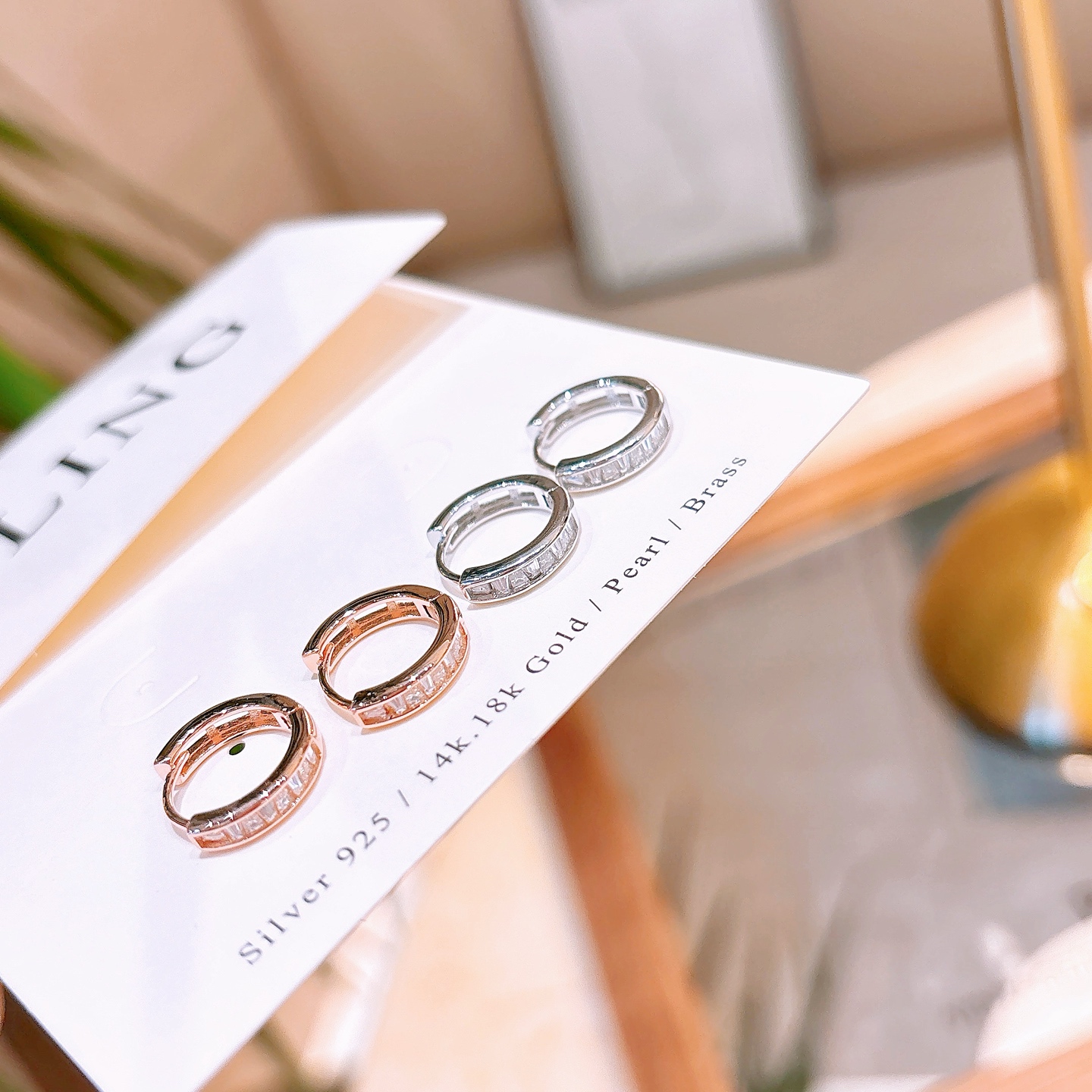 Low Allergy Silver Ear Cuffs Sweet & Cool Valentine's Day Silver