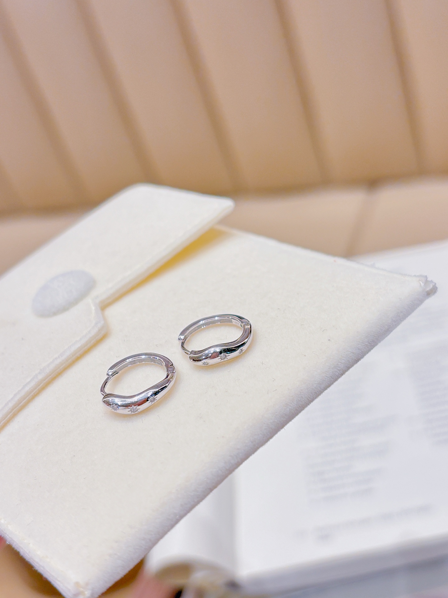 Nickel Free Silver Ear Cuffs Cute Office Gold