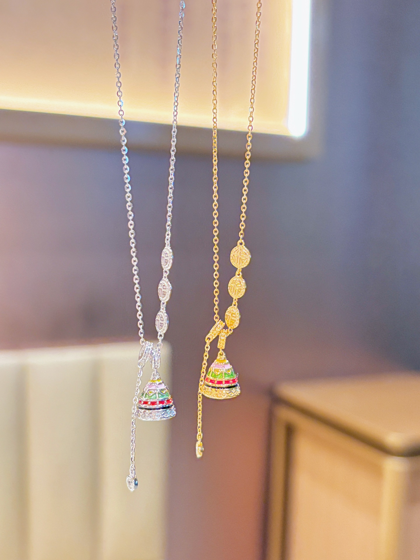 Nickel Free Silver Necklace Romantic Annual Party Gold