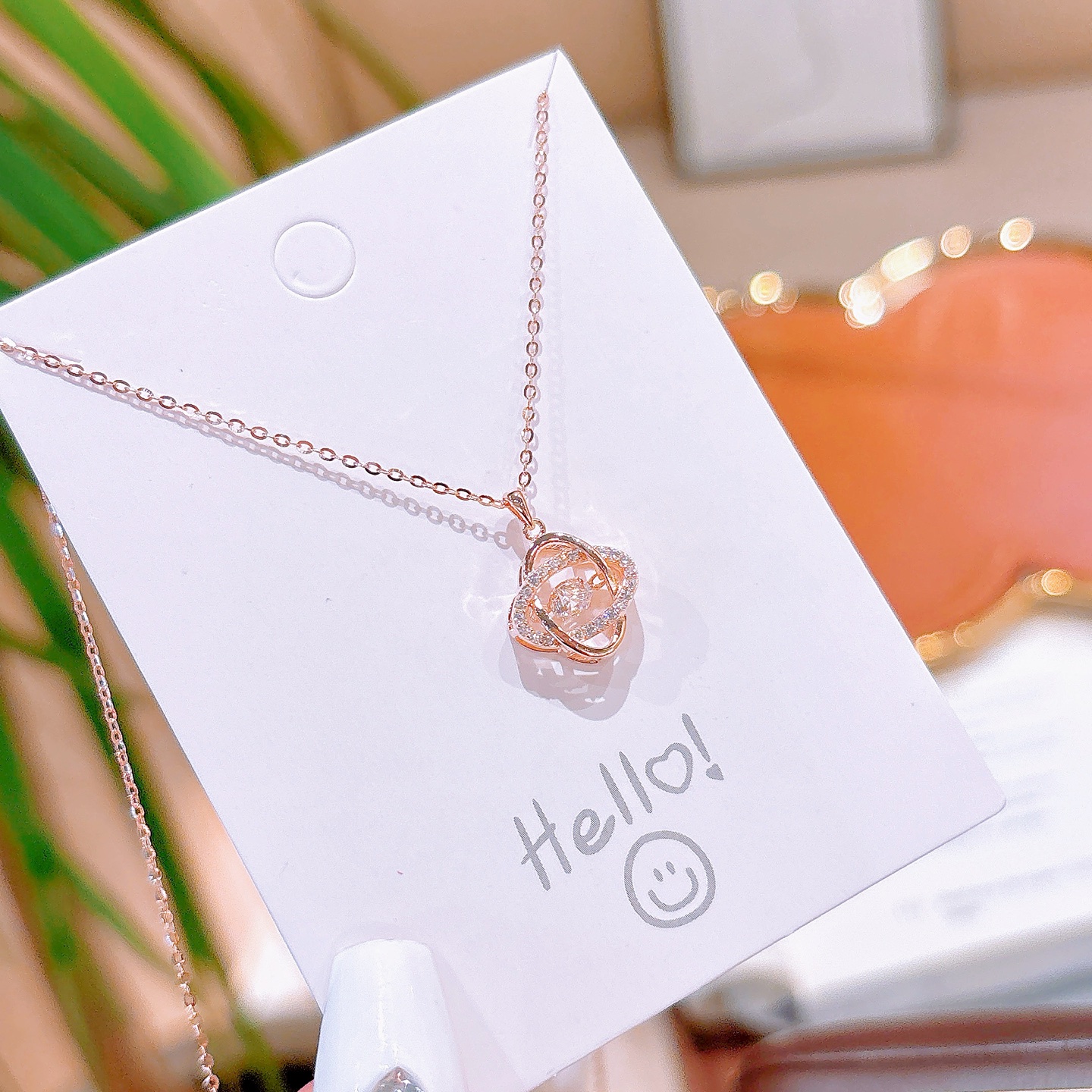 Solid Silver Necklace Playful Bestie Gift Gold