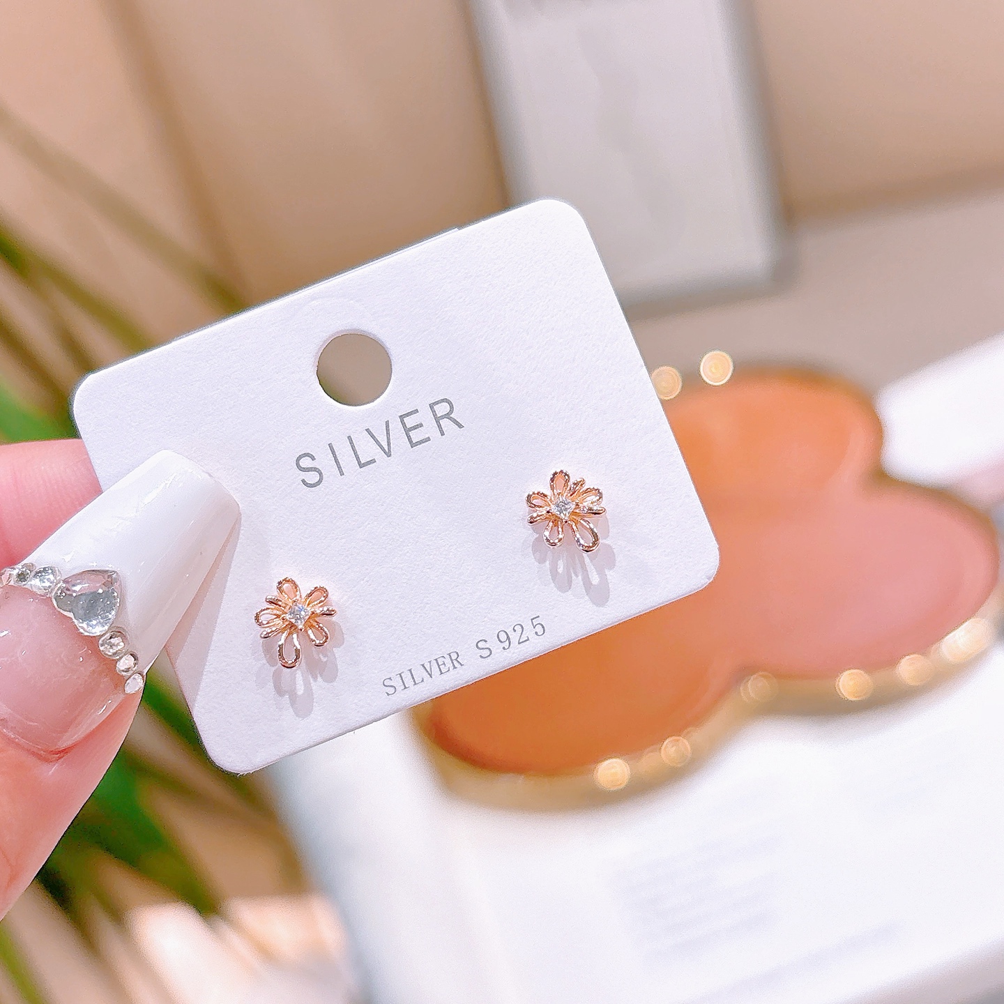 Nickel Free Silver Earrings Elegant Annual Party Silver