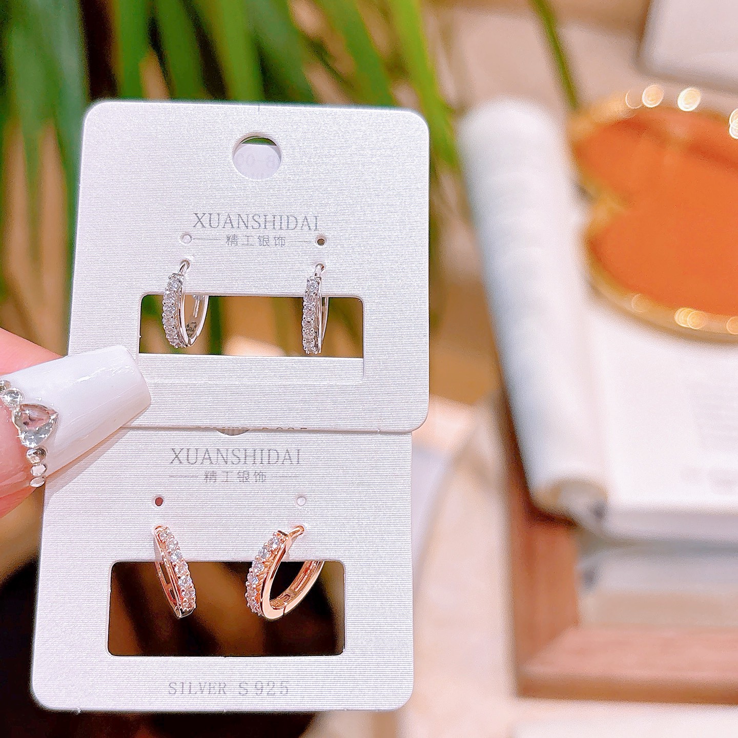 Solid Silver Ear Cuffs Soft Wedding Registration Silver