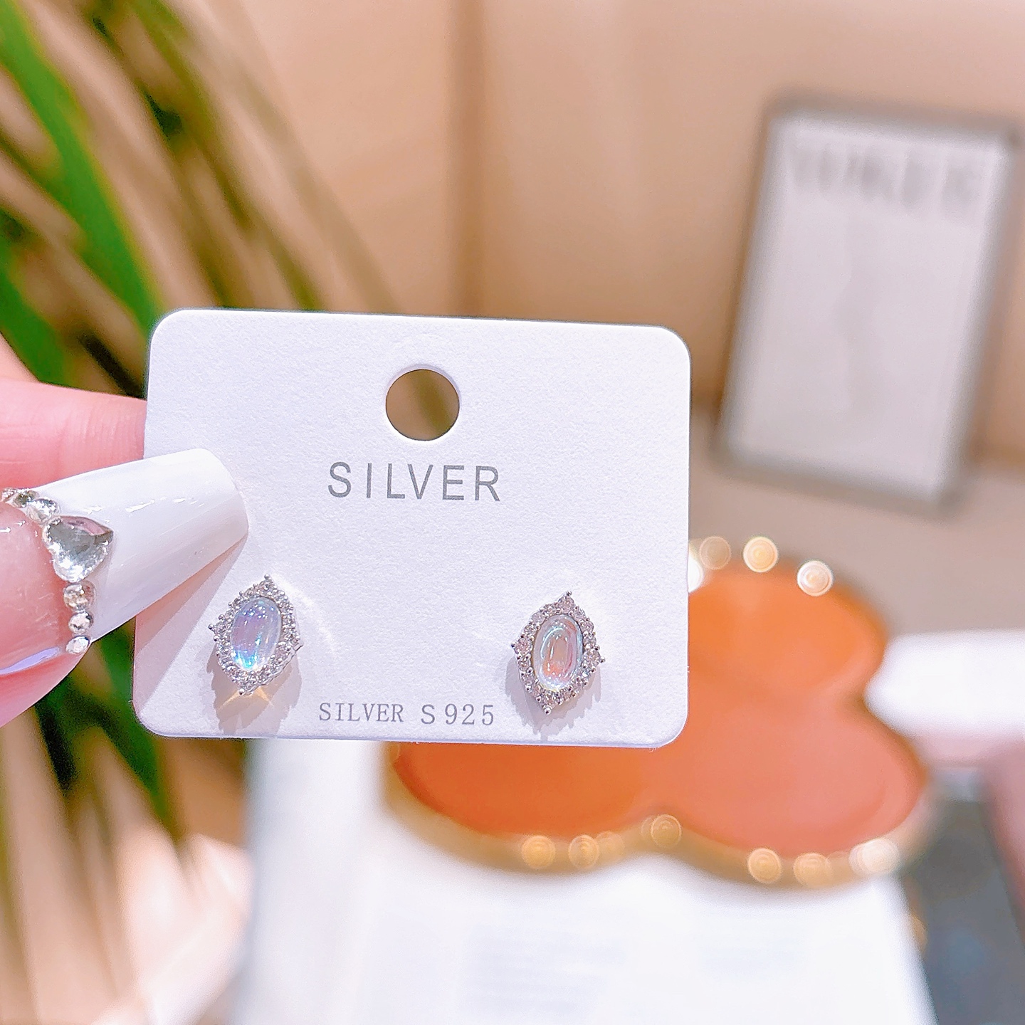 S925 Sterling Silver Earrings Forest Date Night Silver