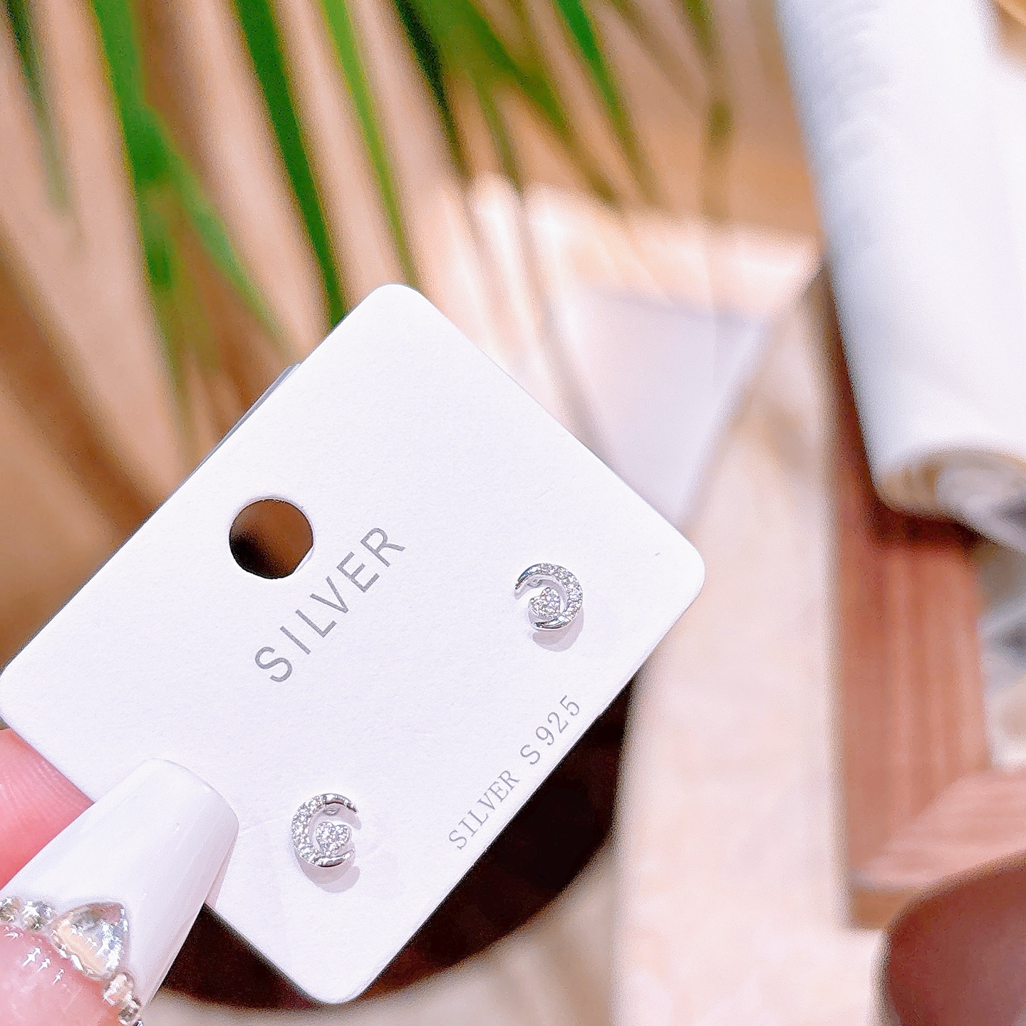 Nickel Free Silver Earrings Light Luxury Everyday Wear Silver