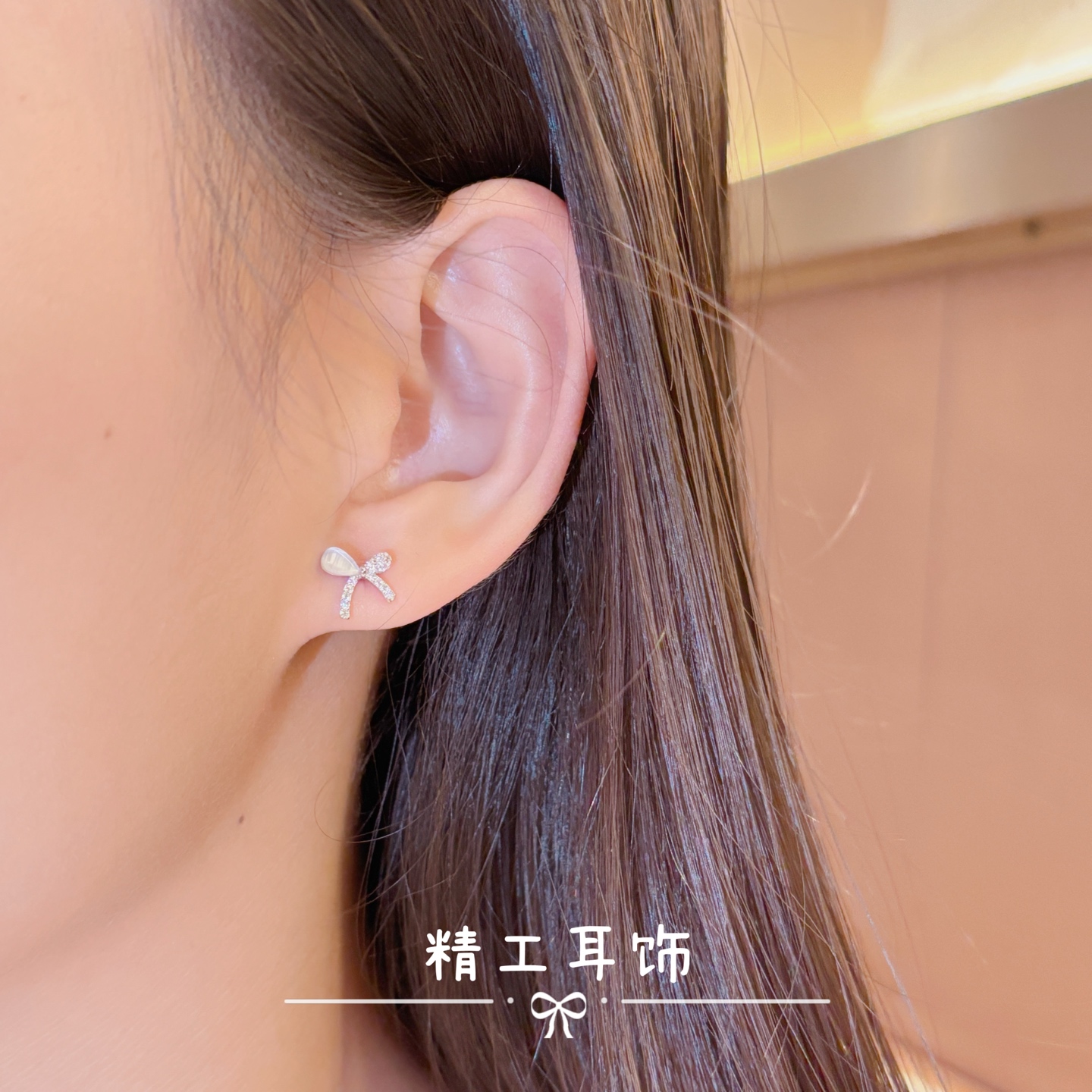 Fine Silver Earrings Ins Style Party Silver