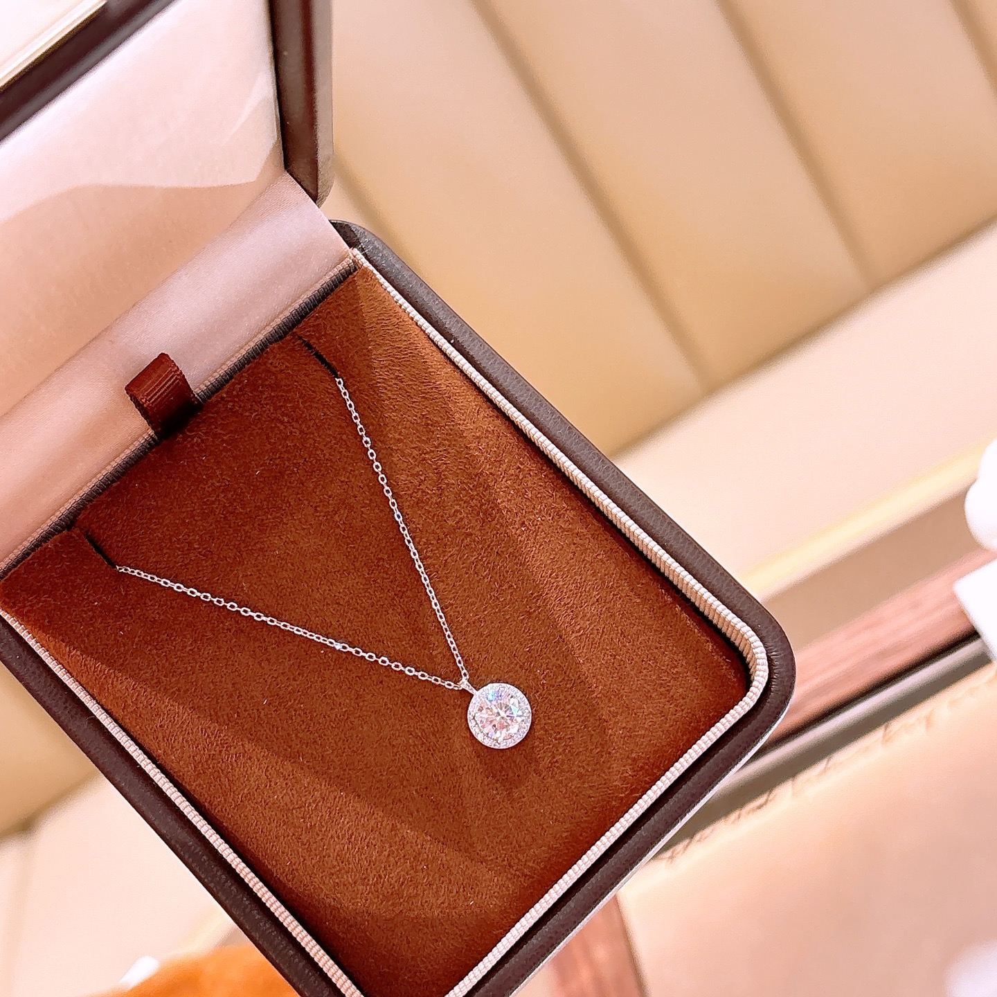 High Polish Silver Necklace Dainty Birthday Silver