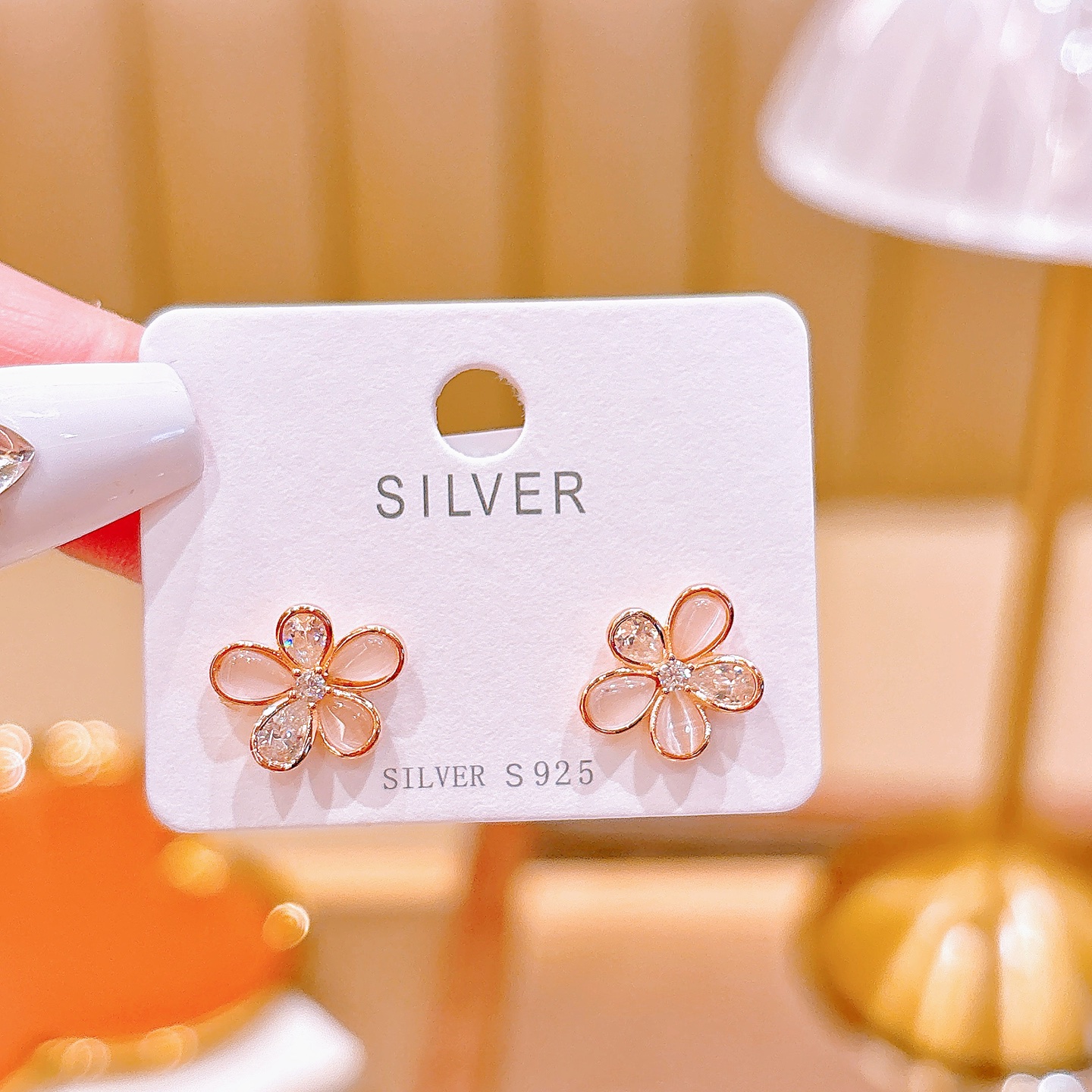 Nickel Free Silver Earrings Sweet & Cool Mother's Birthday Silver