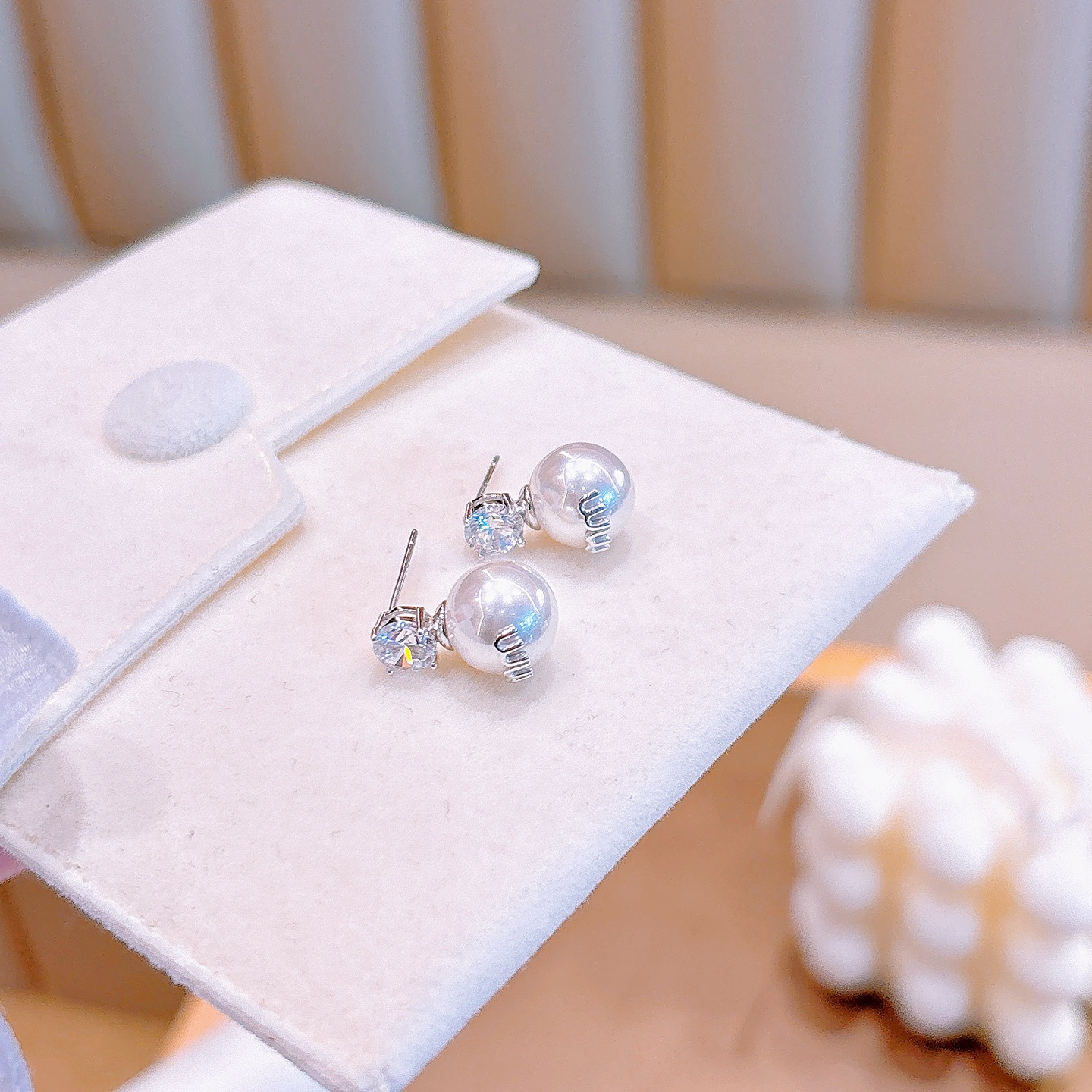 925 Silver Earrings Light Luxury Proposal Silver