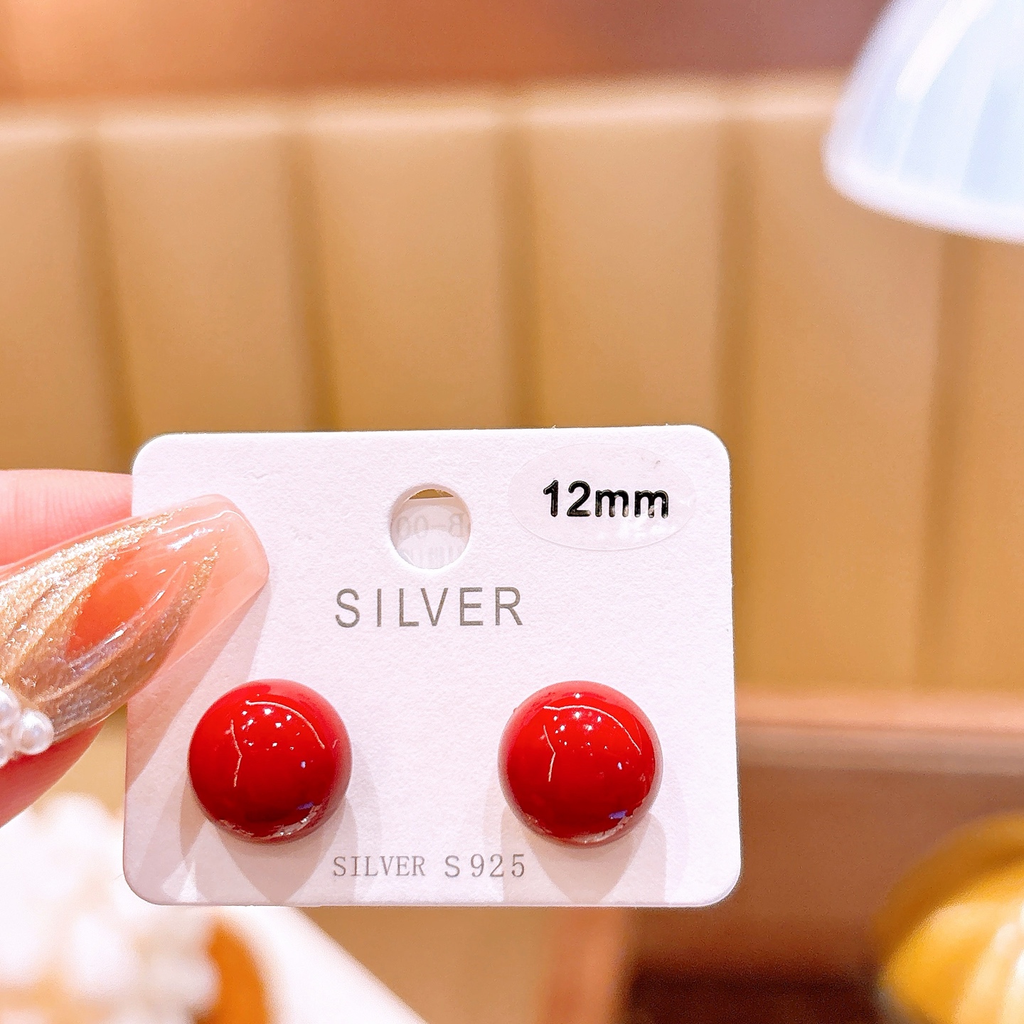 Nickelfreies Silber Ohrringe Romantisch Frühlingsfest Gold