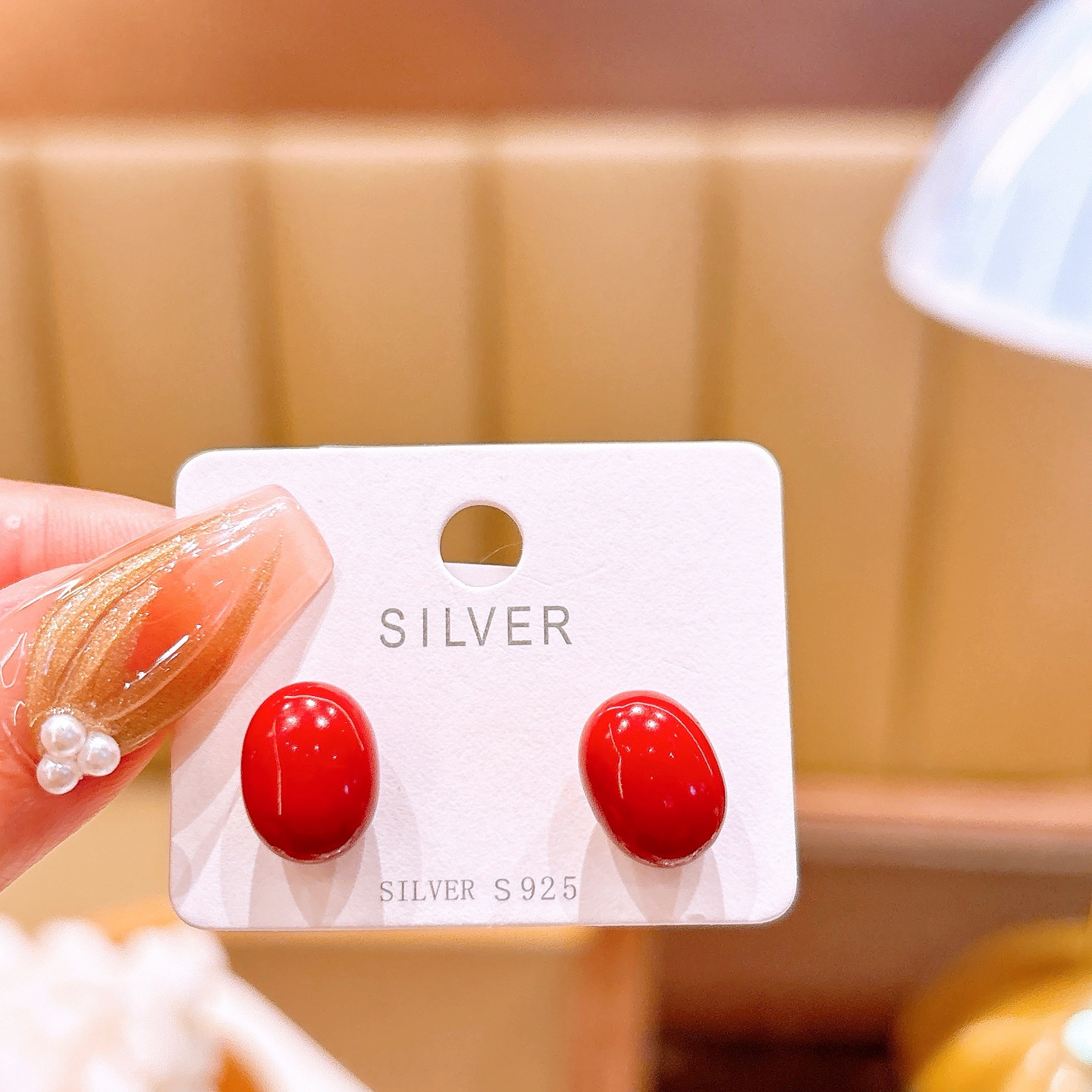 925 Silber Ohrringe Hochwertig Hochzeit Gold