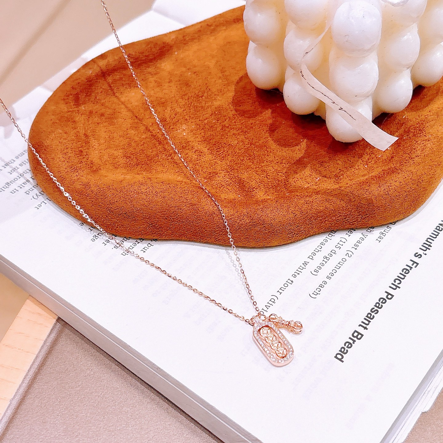 清純純銀ネックレスゴールド ウェディング