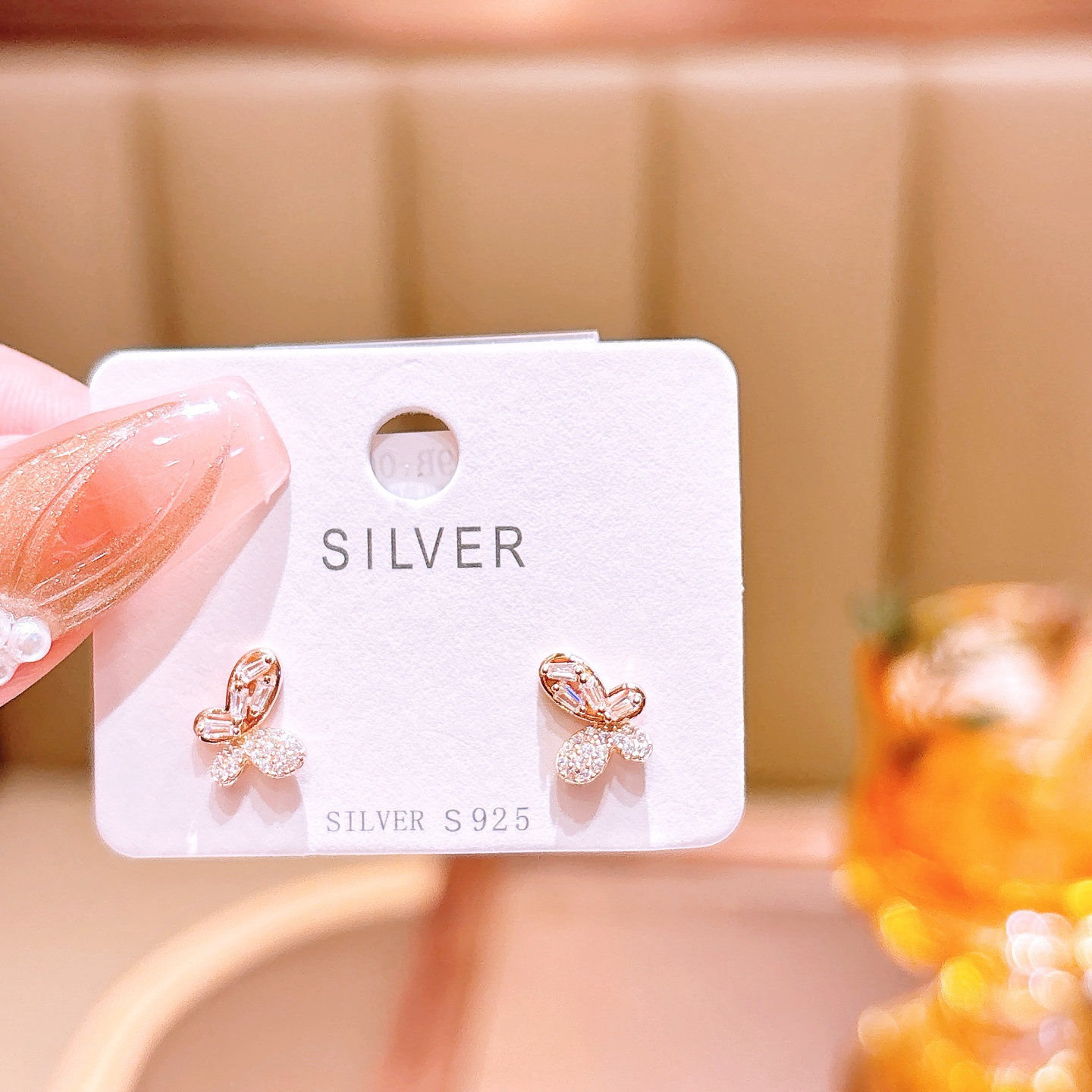 High Polish Silver Earrings Ultra Minimal Engagement Gold
