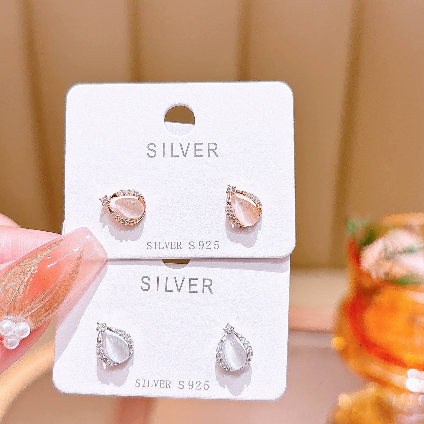 Hypoallergenic Silver Earrings Premium Wedding Favor Silver