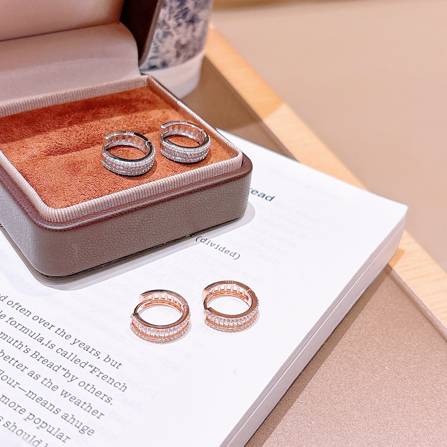 Hypoallergenic Silver Ear Cuffs Delicate Spring Festival Silver