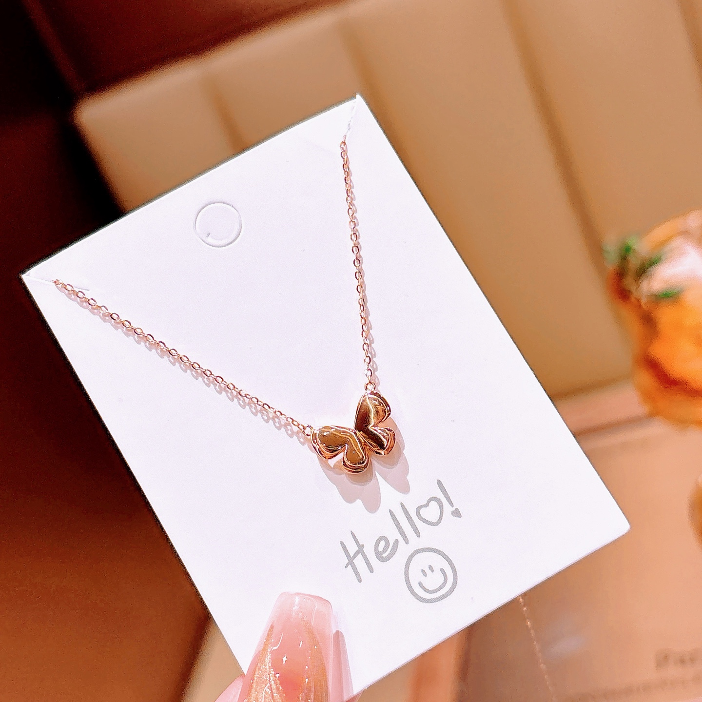 Feinsilber Kette Zart Verlobung Gold