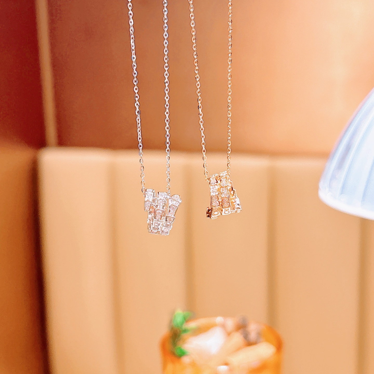 Nickelfreies Silber Kette Wald Verabredung Gold